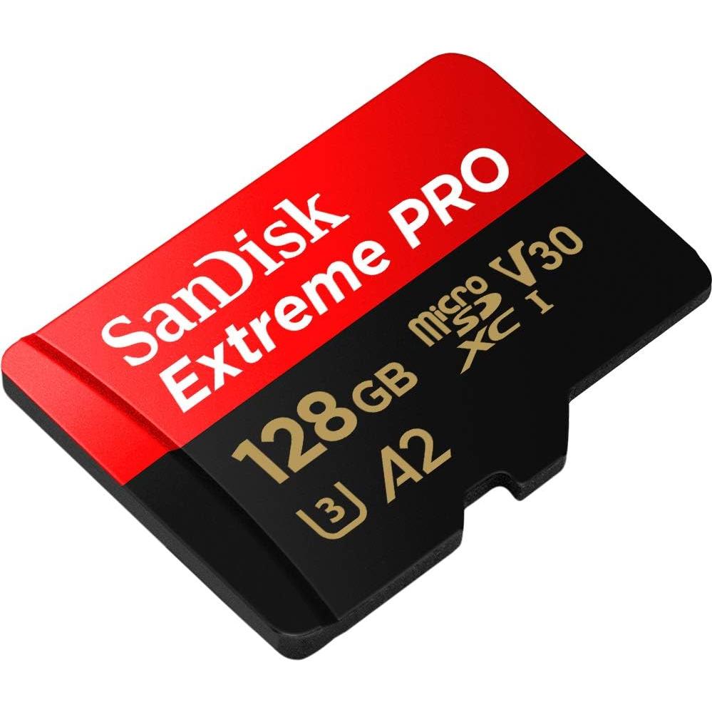 Tarjeta MicroSD SanDisk Extreme PRO 128GB 200MB/s A2 UHS-3