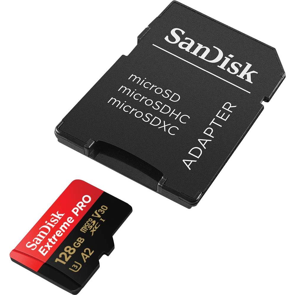 Tarjeta MicroSD SanDisk Extreme PRO 128GB 200MB/s A2 UHS-3
