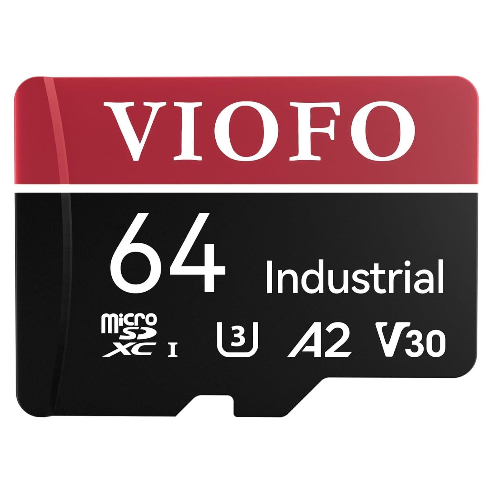 Tarjeta microSD VIOFO 64GB U3 A2 V30 Alta Velocidad