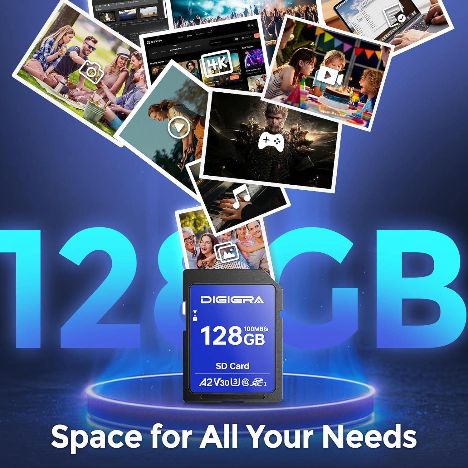 Tarjeta de Memoria SDXC 128GB KOWIN CS100 UHS-I 100MB/s