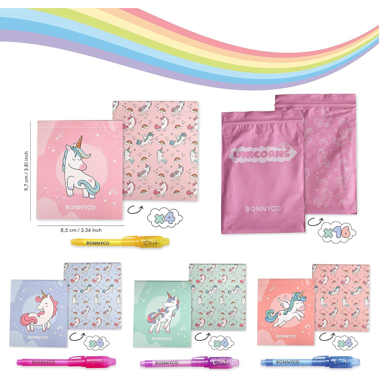 BONNYCO Paquete 16 Bolígrafos Tinta Invisible y Cuaderno