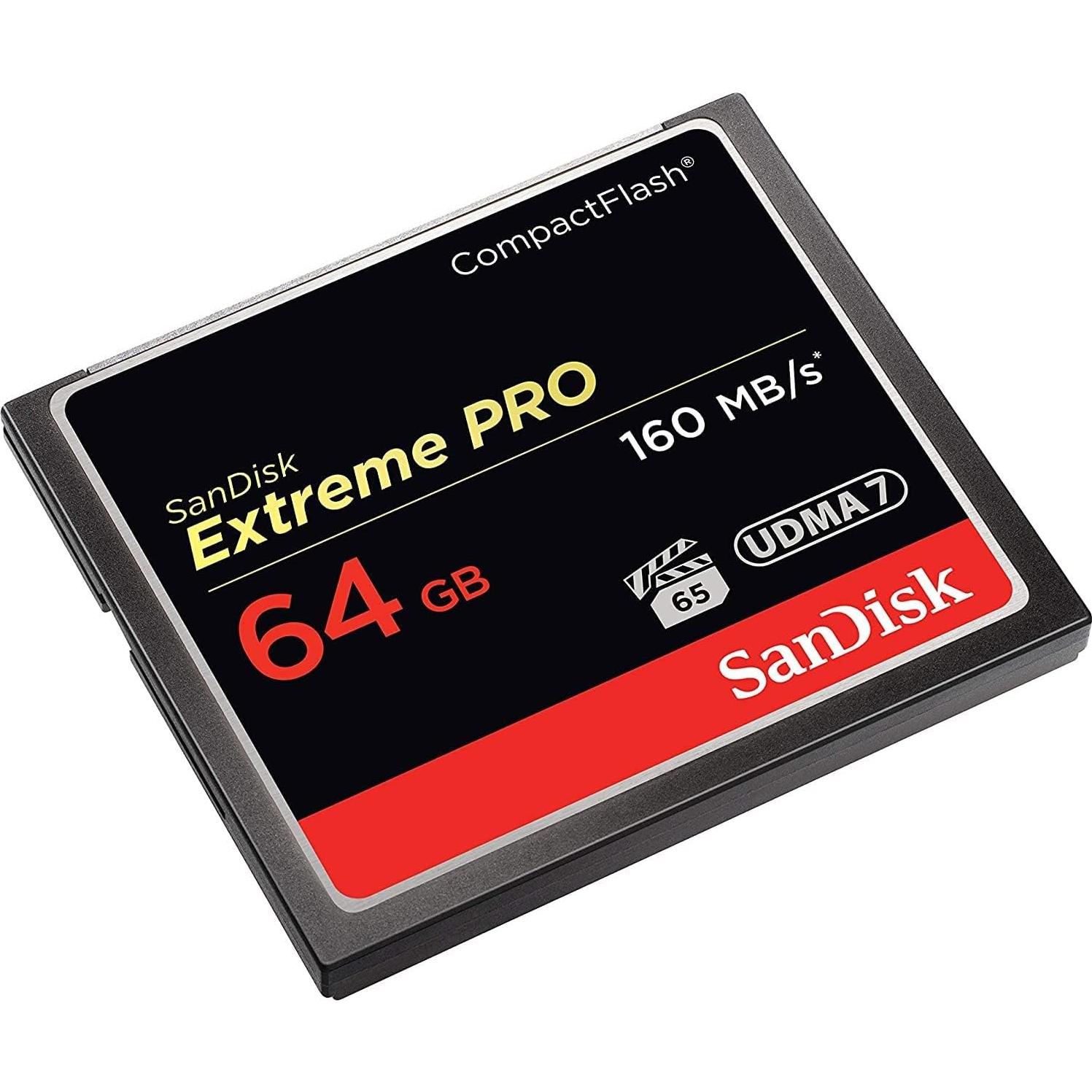 Tarjeta de Memoria SanDisk 64GB Extreme PRO UDMA 7 160MB/s