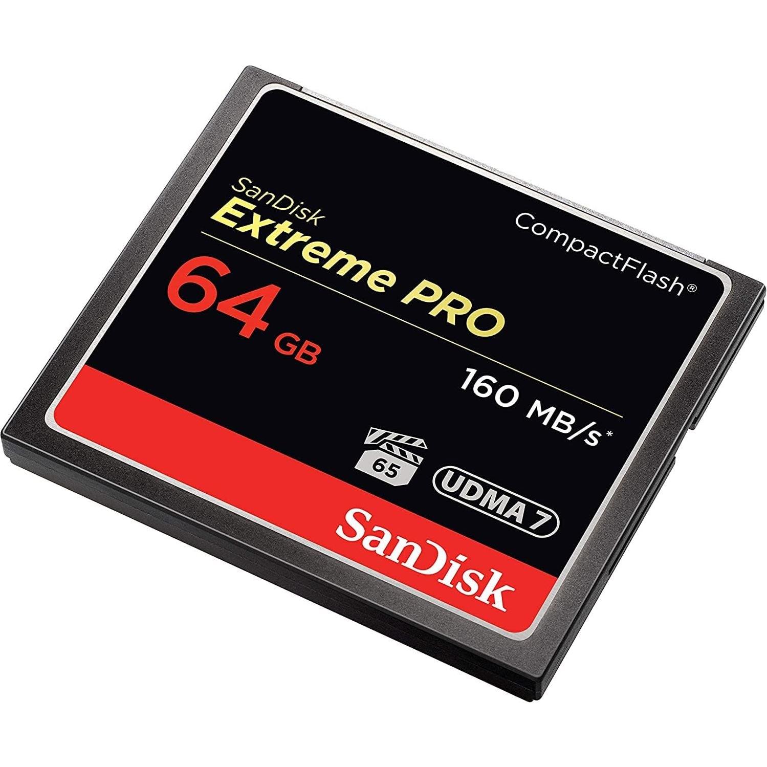 Tarjeta de Memoria SanDisk 64GB Extreme PRO UDMA 7 160MB/s