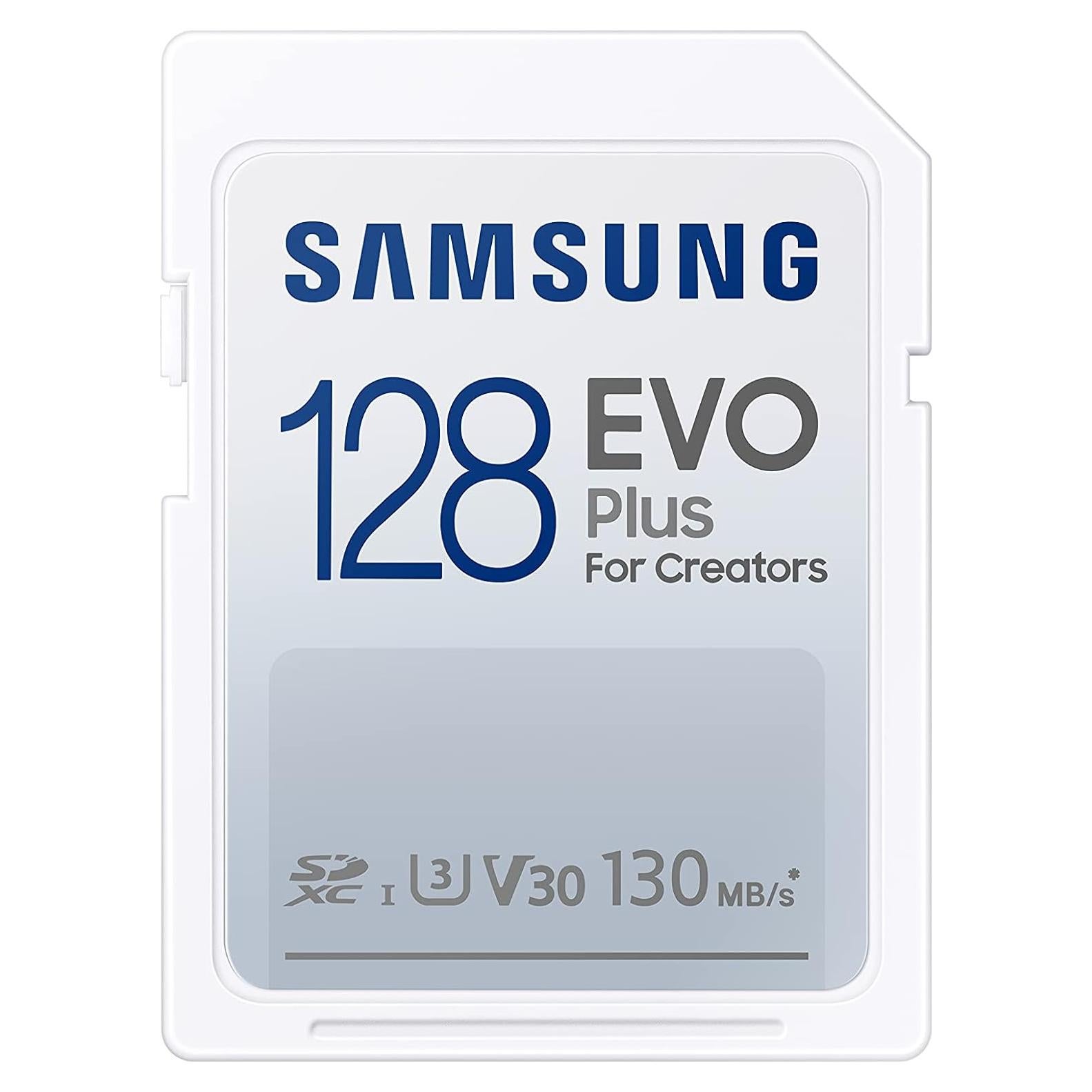 Tarjeta SDXC Samsung EVO Plus 128GB 130MB/s Full HD 4K
