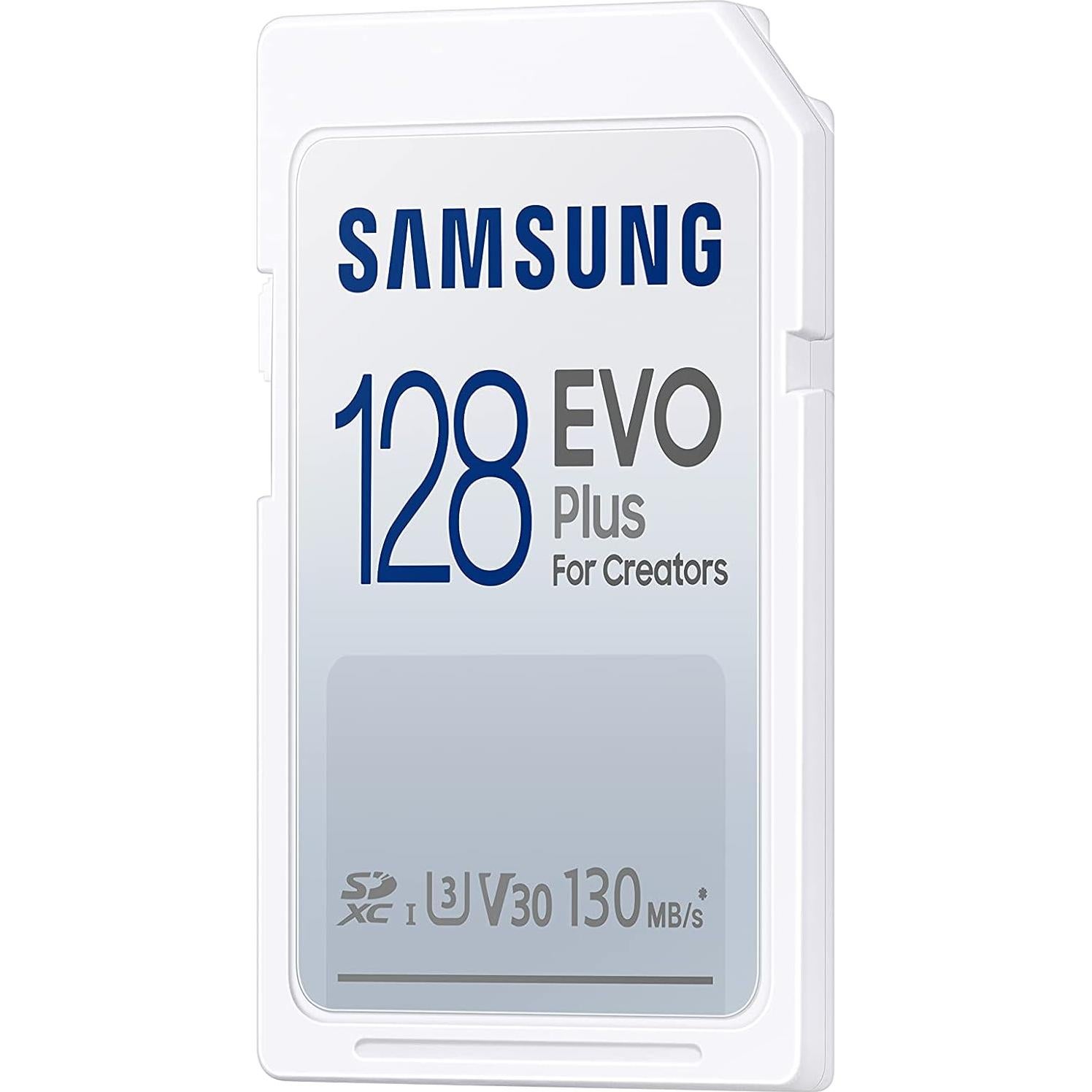 Tarjeta SDXC Samsung EVO Plus 128GB 130MB/s Full HD 4K