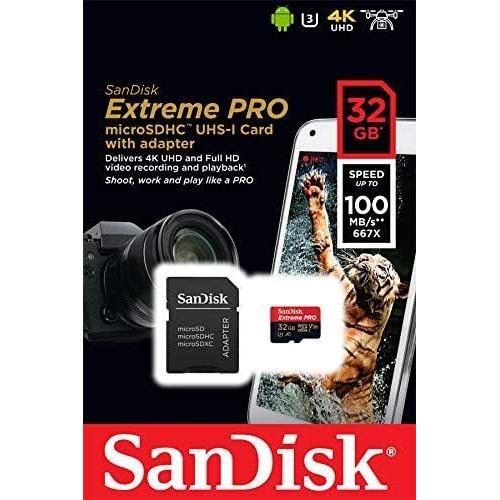 Paquete de 2 Tarjetas MicroSD SanDisk Extreme Pro 32GB UHS-1