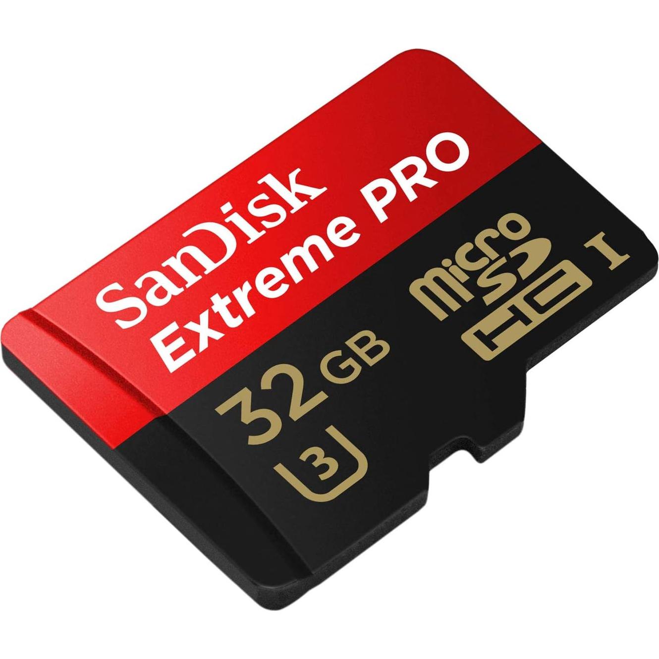 Paquete de 2 Tarjetas MicroSD SanDisk Extreme Pro 32GB UHS-1