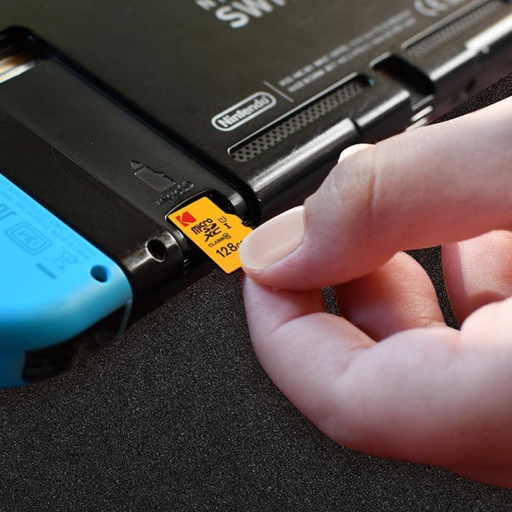 Tarjeta MicroSDXC KODAK 128GB Clase 10 UHS-I con Adaptador