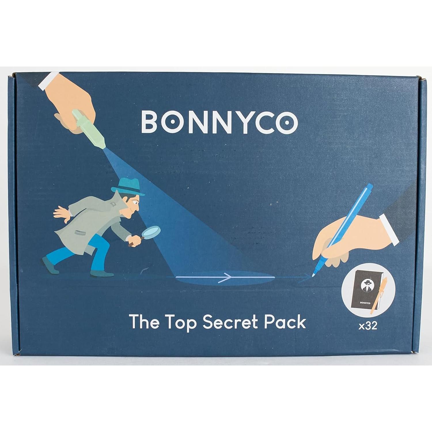 BONNYCO Paquete 32 Bolígrafos Tinta Invisible y Cuaderno