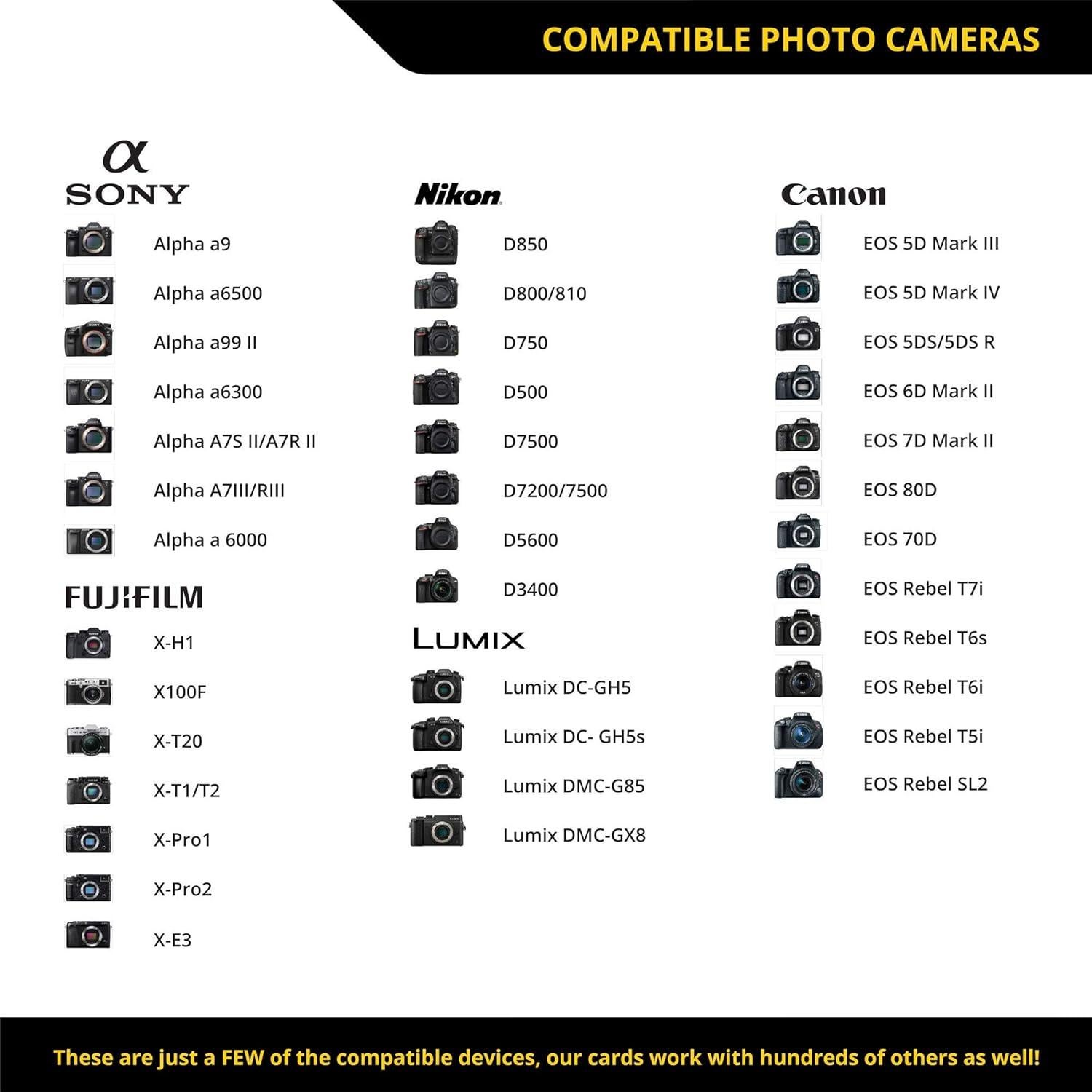 SD UHS-II 128GB Card V60 –Up to 130MB/s Write Speed and 250 MB/s Read Speed | for Professional Vloggers, Filmmakers, Photographers & Content Curators – by Prograde Digital