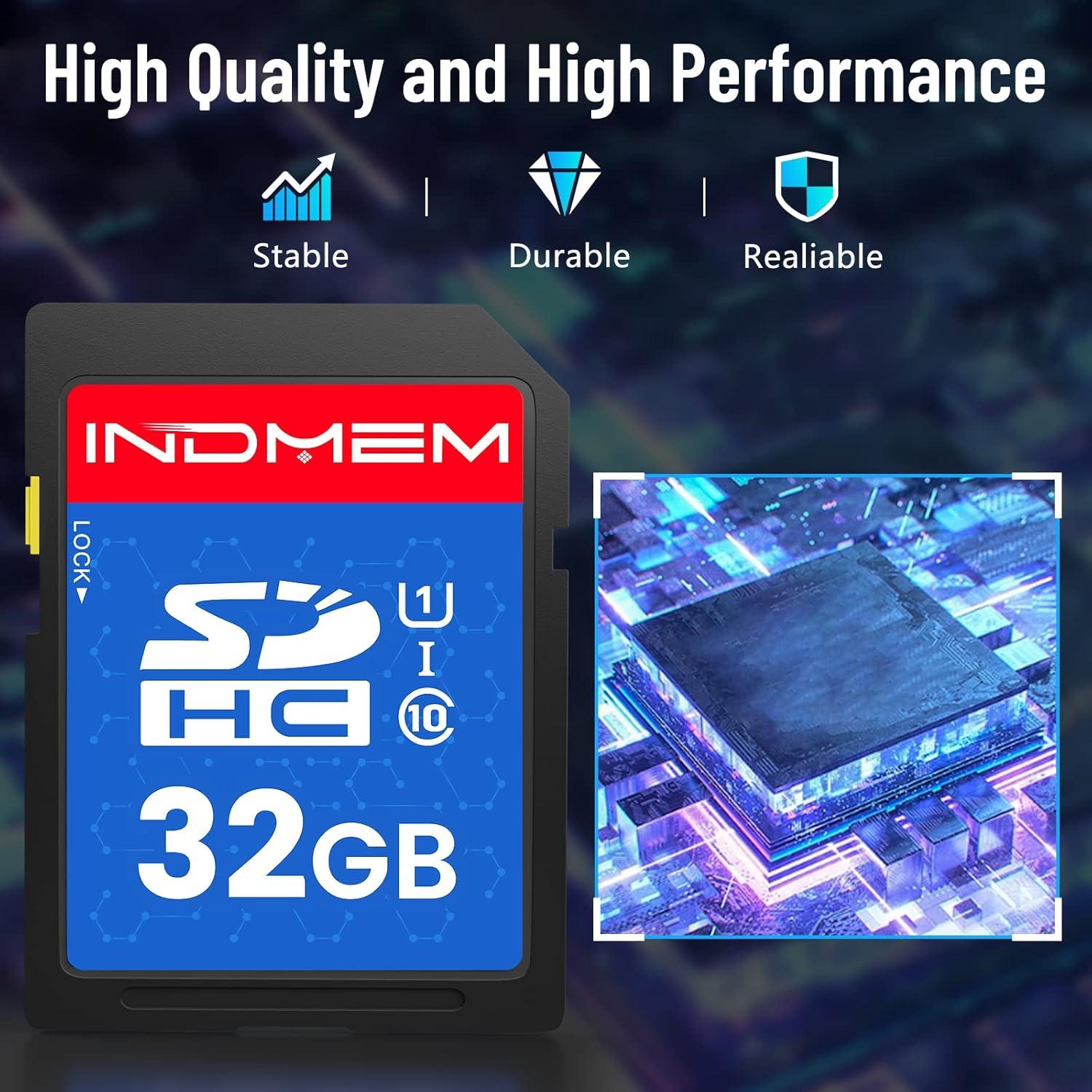 Tarjeta SD 32GB elecacc UHS-I Clase 10 Alta Velocidad 2 Pcs