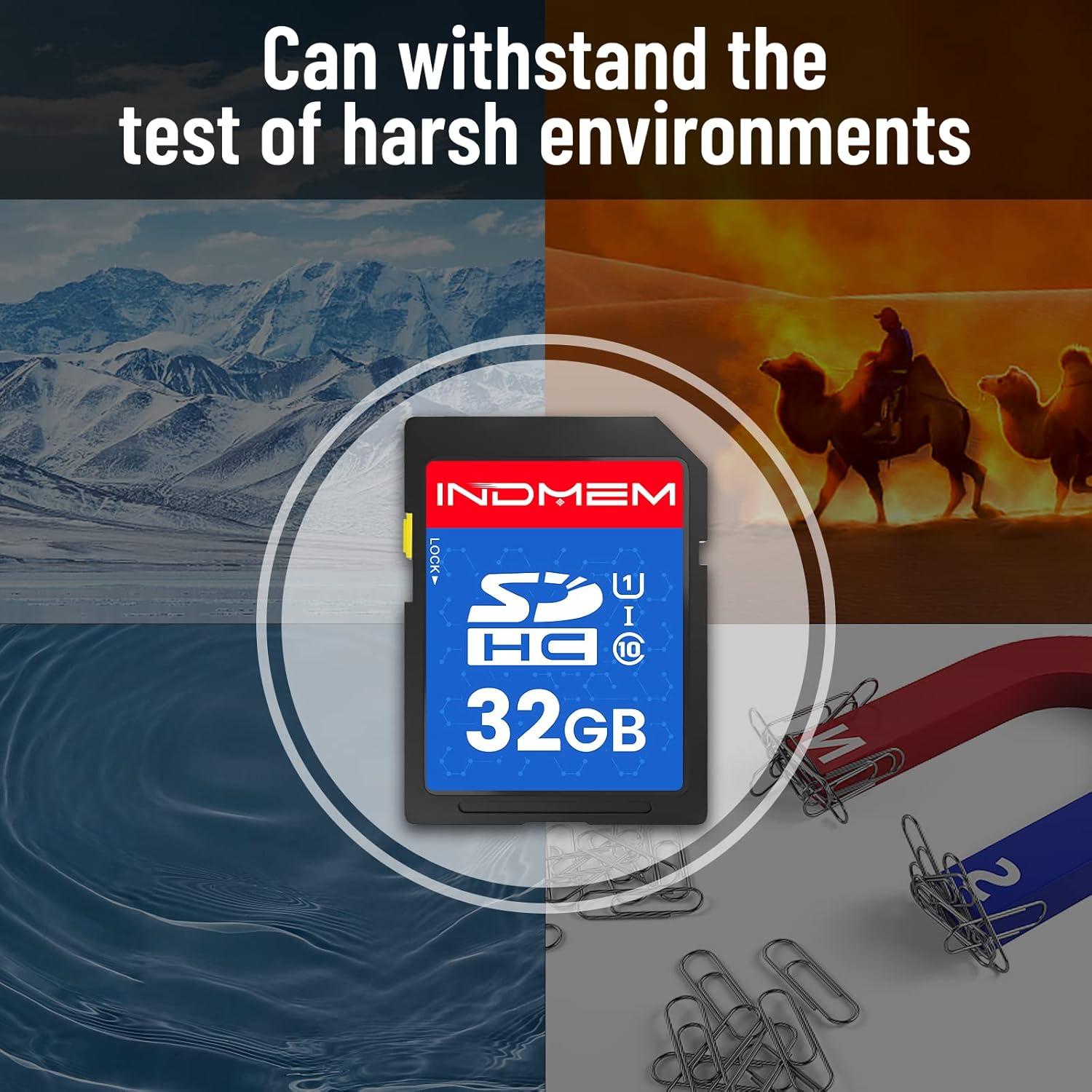 Tarjeta SD 32GB elecacc UHS-I Clase 10 Alta Velocidad 2 Pcs