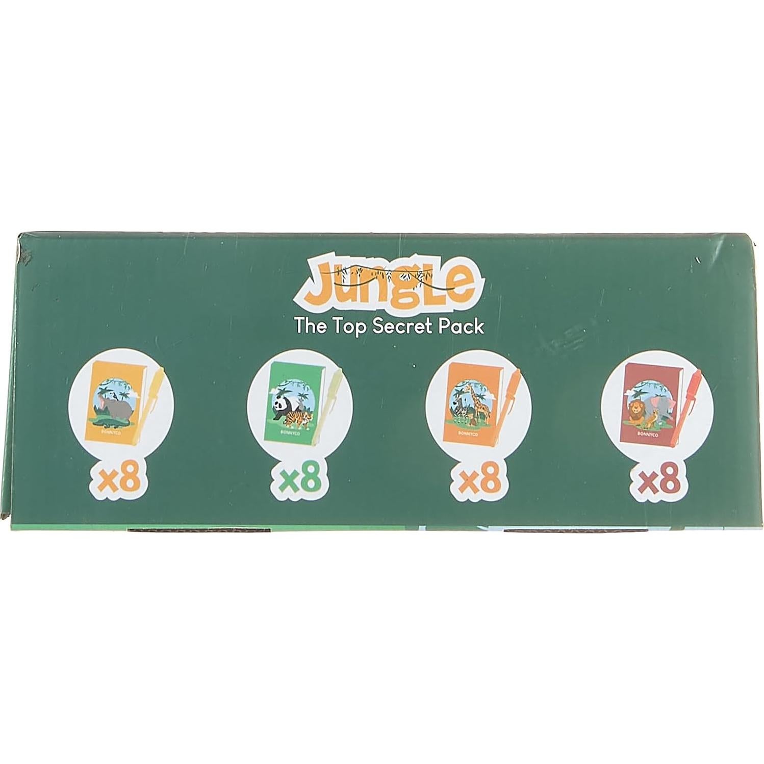 BONNYCO Paquete 32 bolígrafos tinta invisible y cuaderno