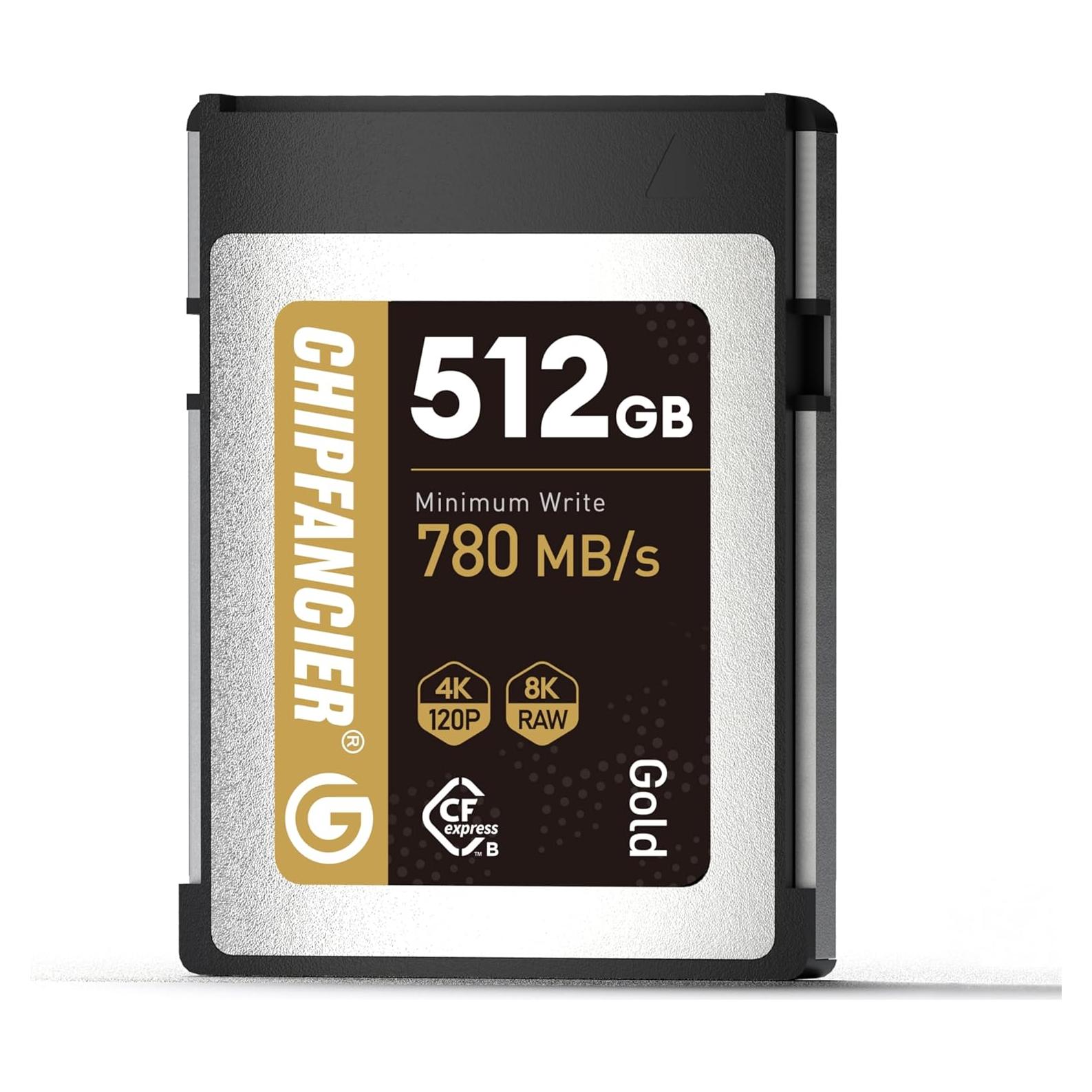 Tarjeta de Memoria CFexpress 2.0 Tipo B 512GB CHIPFANCIER