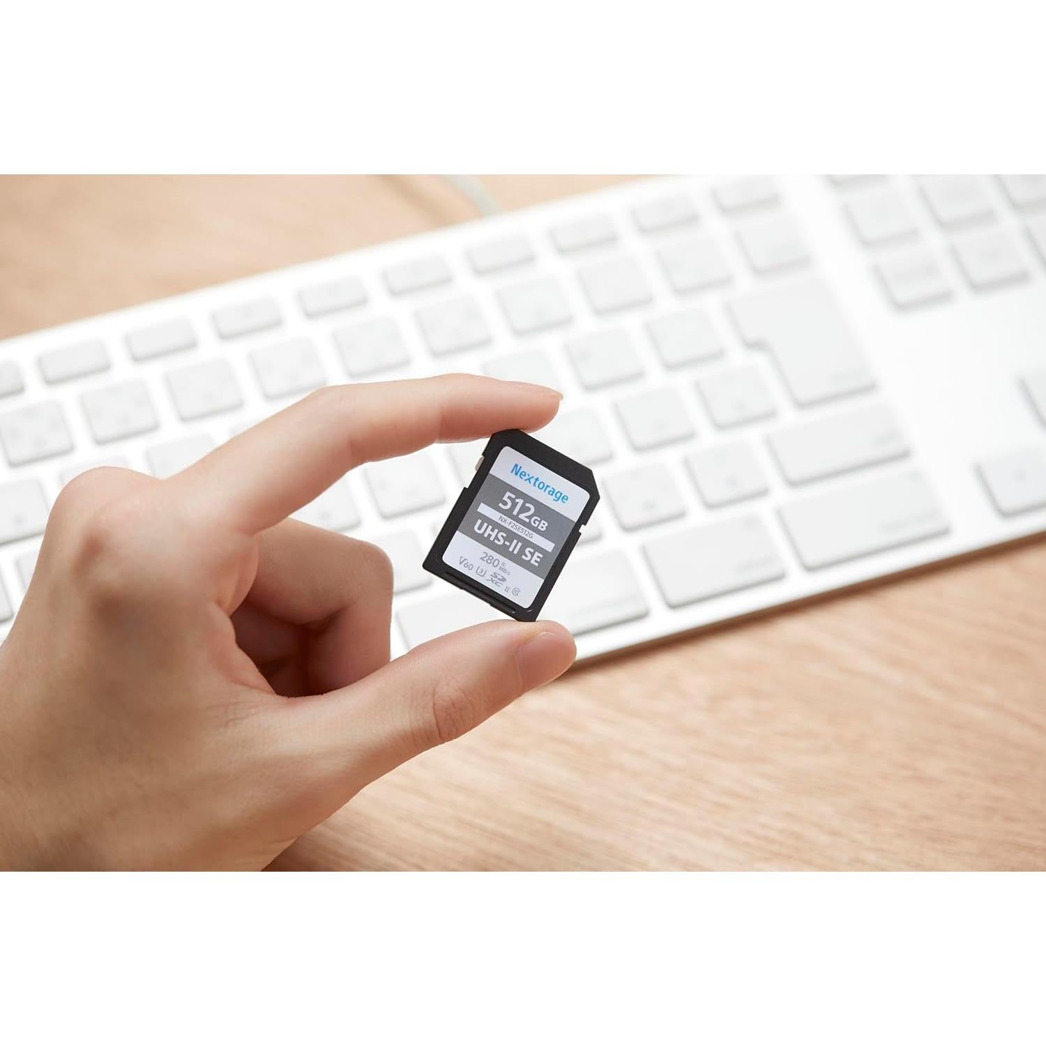Tarjeta SD Nextorage 512GB SDXC UHS-II V60 280MB/s 4K