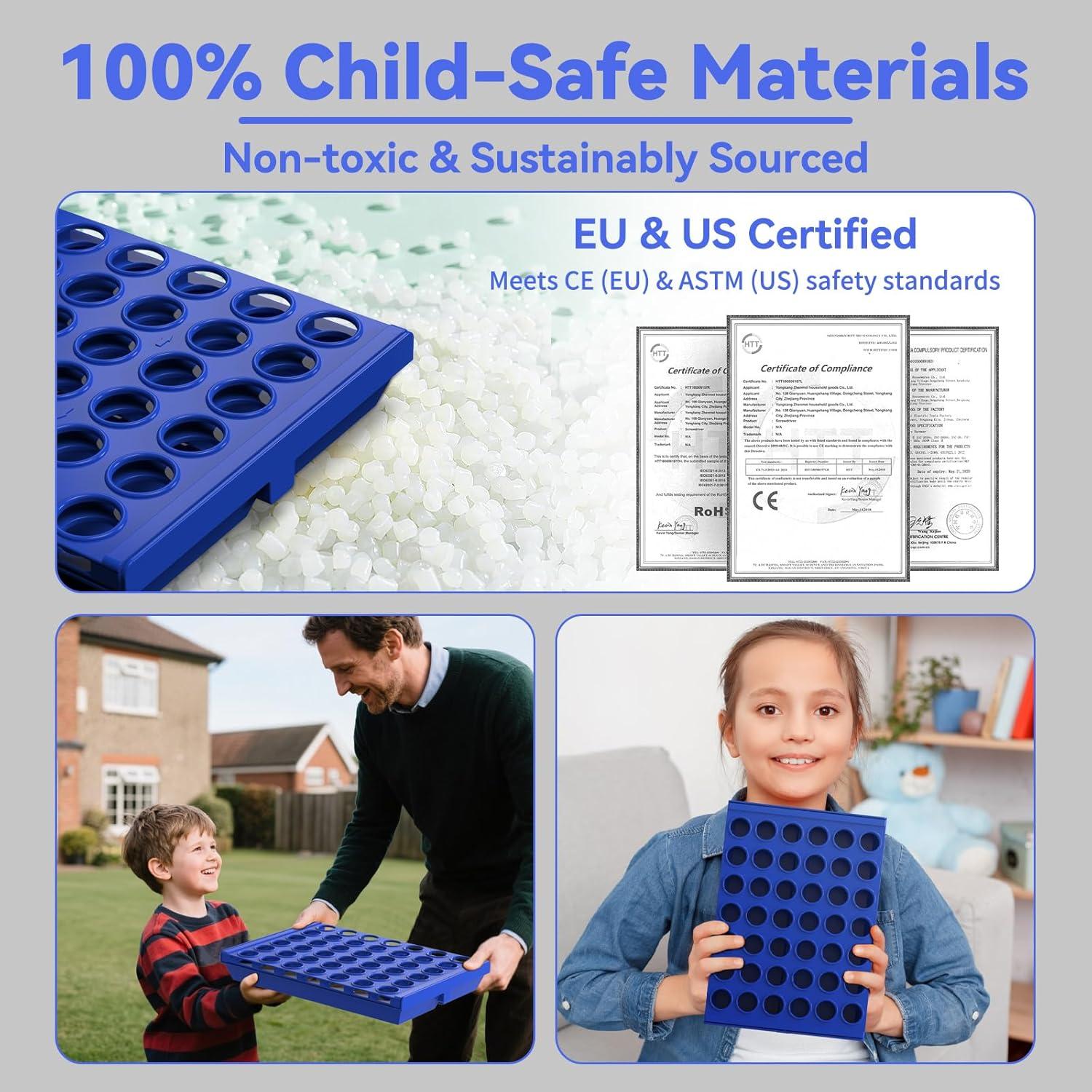 Juego de Mesa Pup Go 4 en Línea Grande para 2 Jugadores