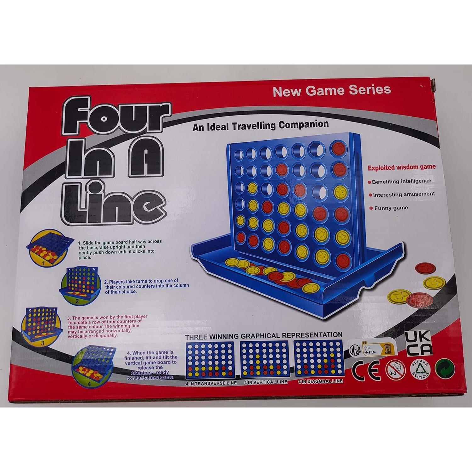 Juego de Mesa Pup Go 4 en Línea Grande para 2 Jugadores