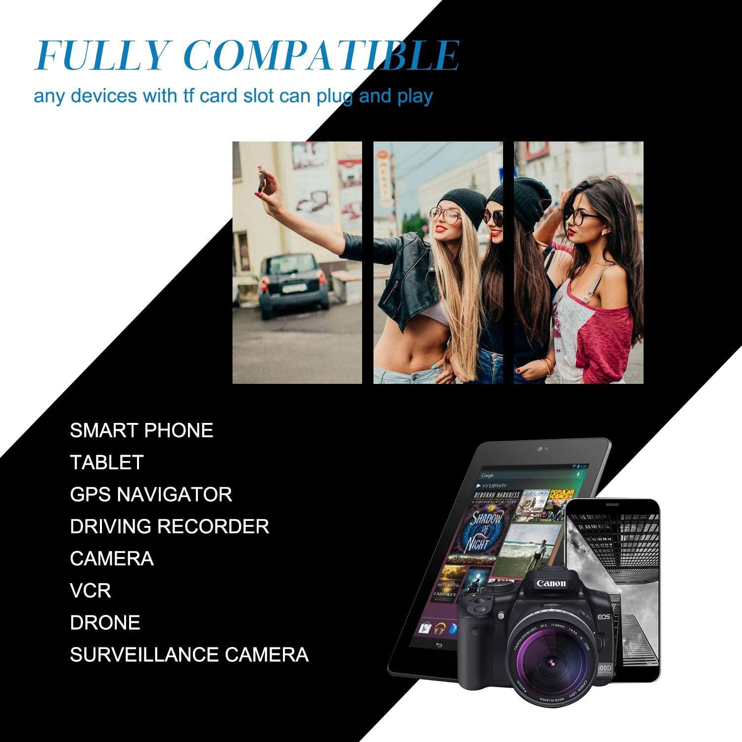 Paquete 2 Tarjetas Micro SD 128GB Teydun Clase 10 Azul