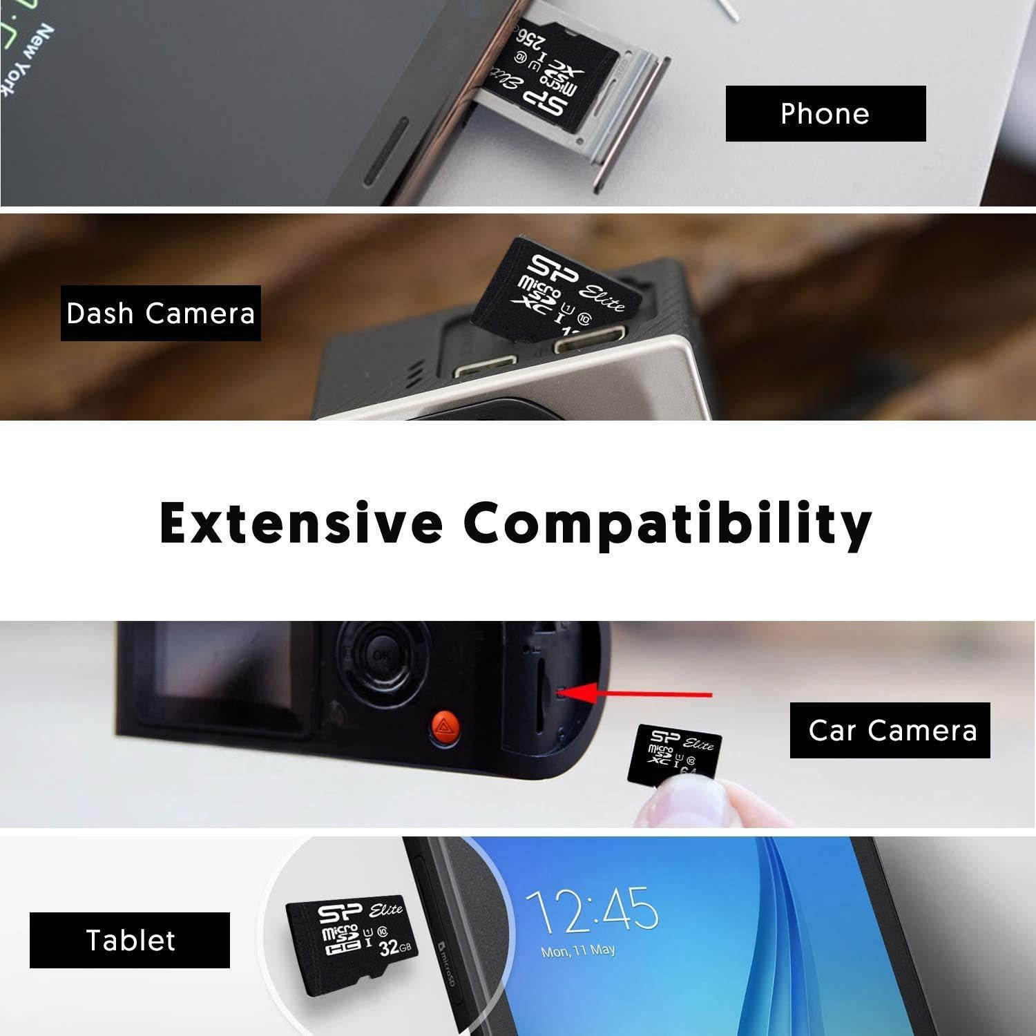 Silicon Power Elite 64GB microSDXC 2-Pack con Adaptador