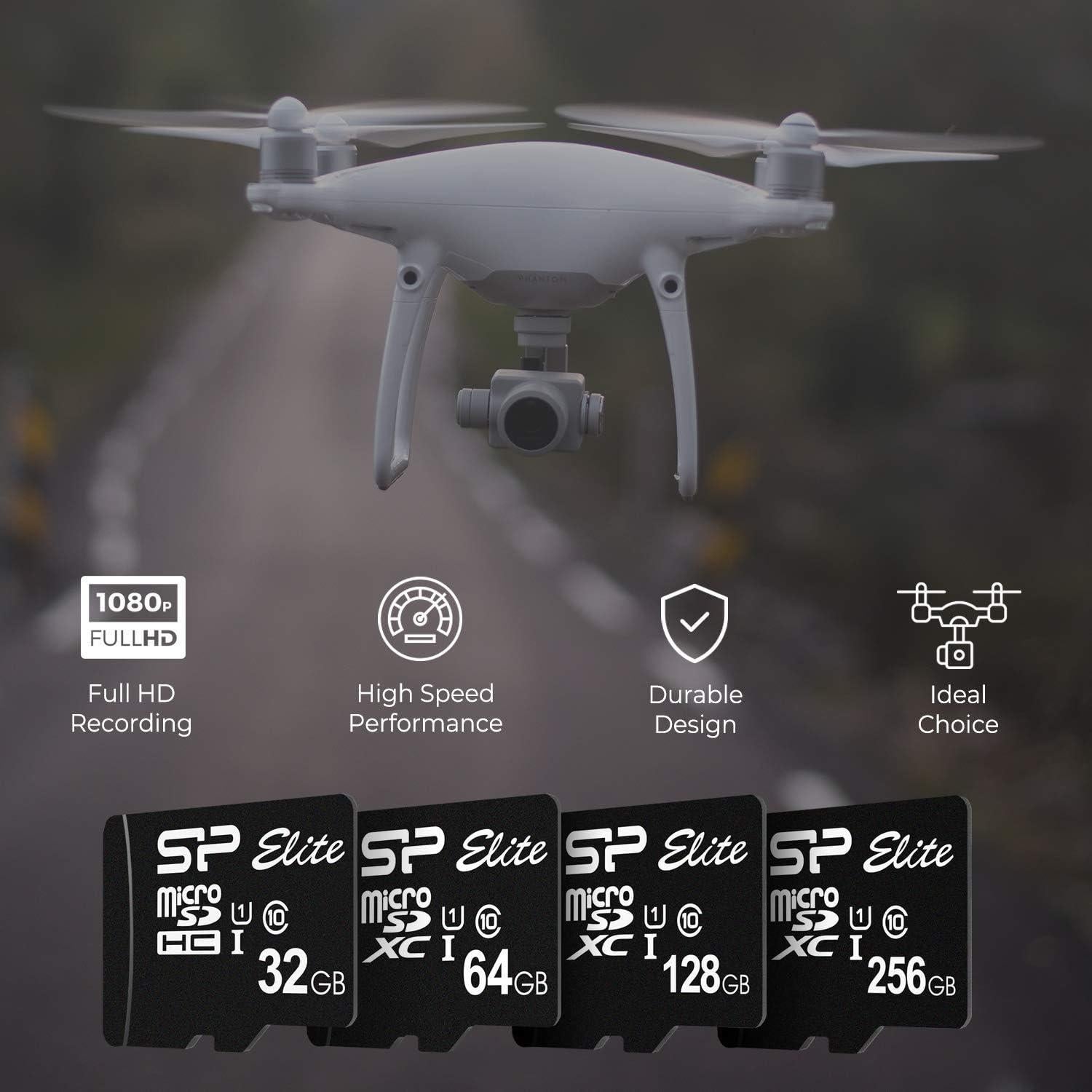 Silicon Power Elite 64GB microSDXC 2-Pack con Adaptador