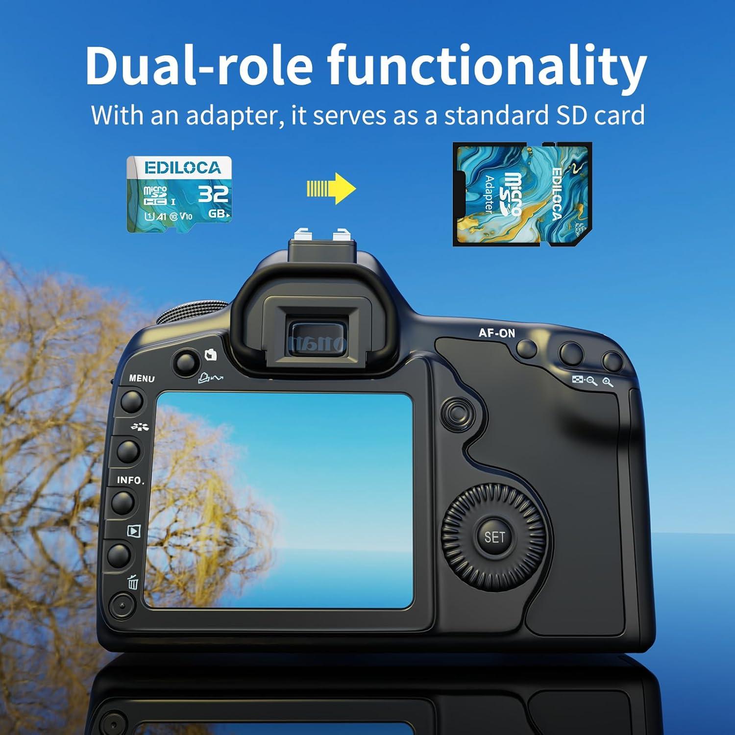 Tarjeta Micro SD 32GB PHISON UHS-I 90MB/s Adaptador SD