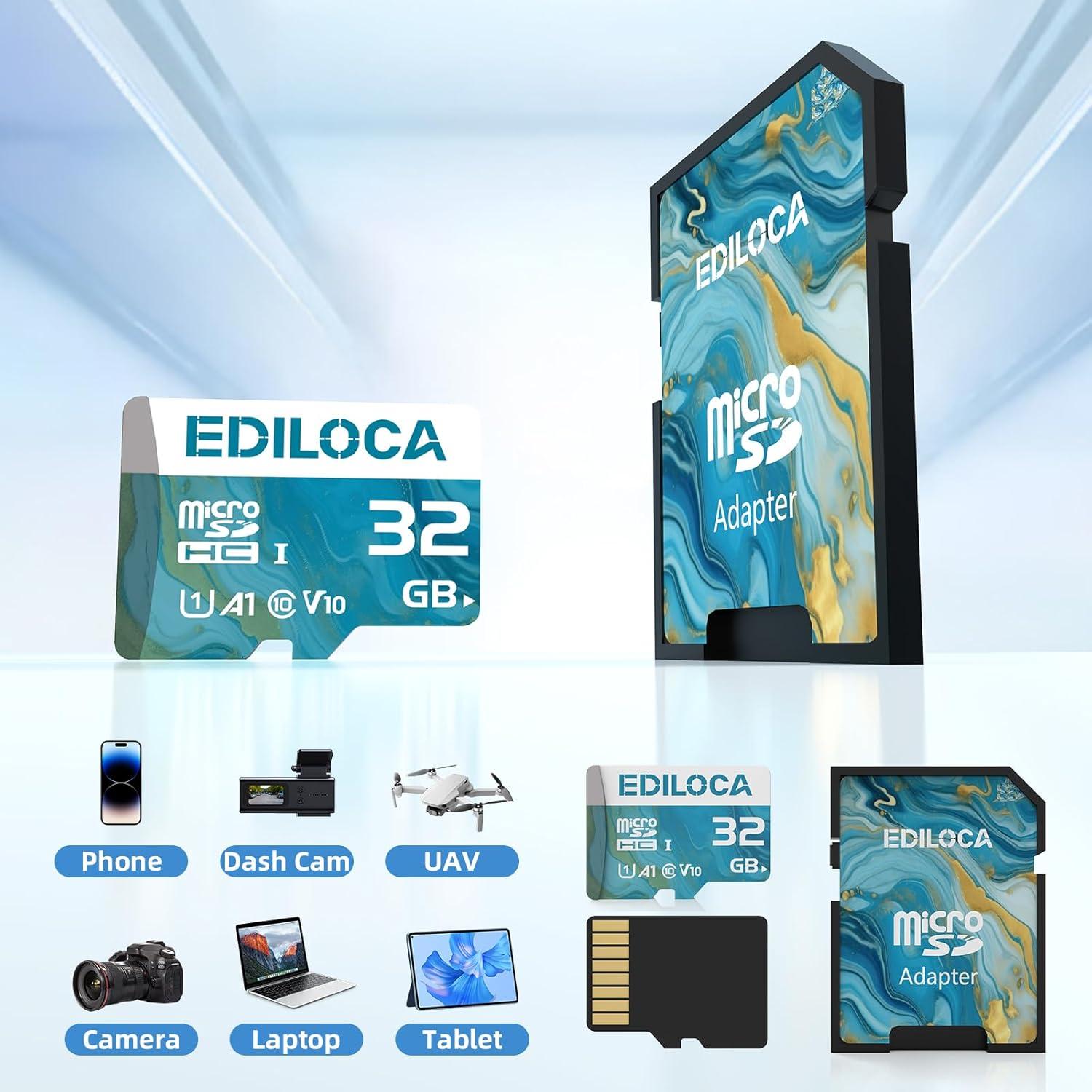 Tarjeta Micro SD 32GB PHISON UHS-I 90MB/s Adaptador SD