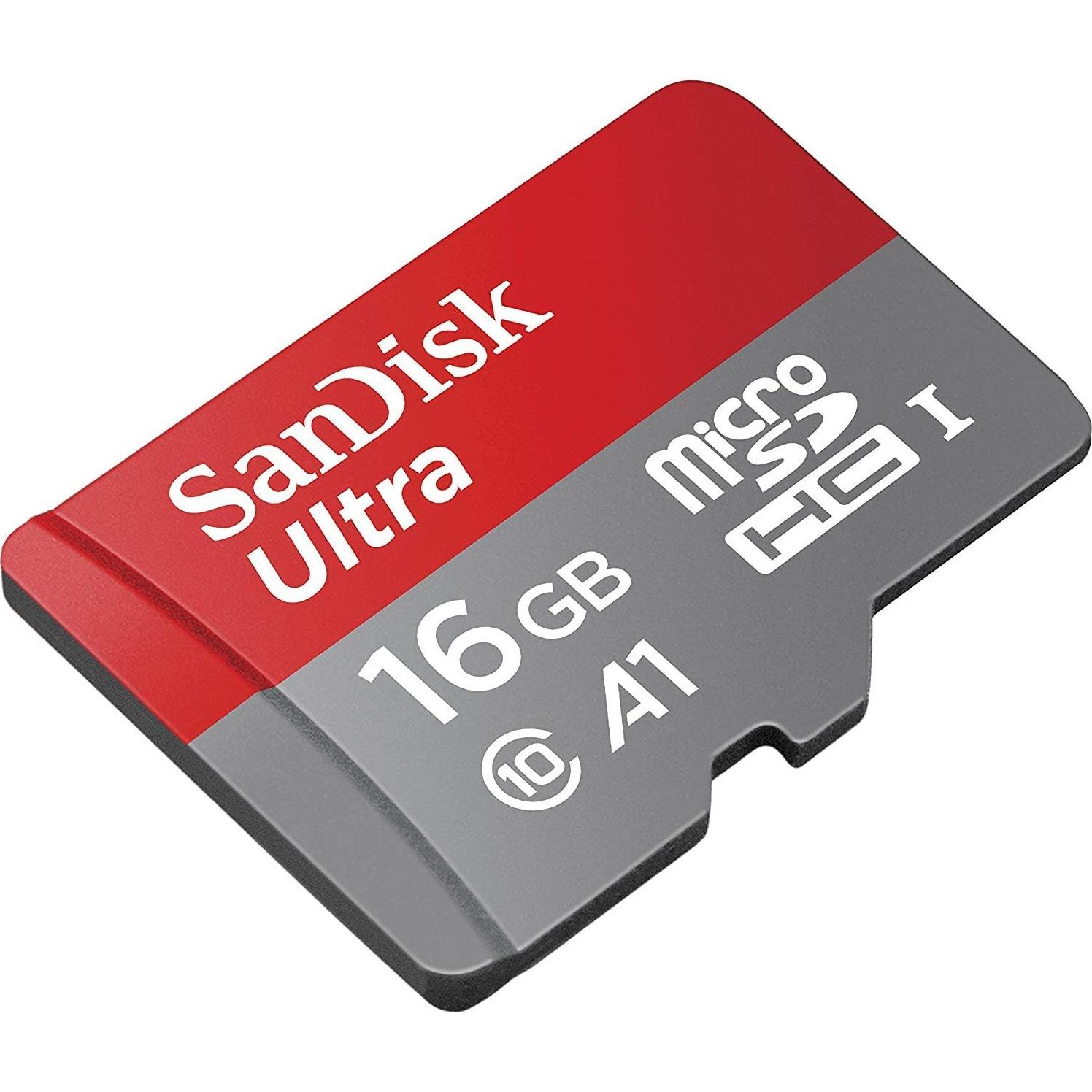 Paquete de 5 Tarjetas MicroSD SanDisk 16GB Ultra 98MB/s