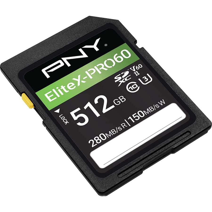 Tarjeta de Memoria PNY 512GB EliteX-PRO60 UHS-II 4K