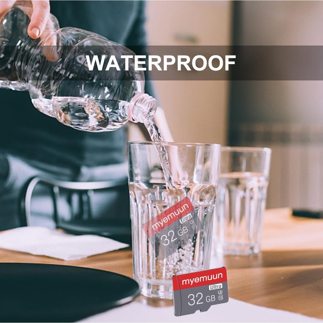 2 Tarjetas Micro SD 32GB myemuun con Adaptador SD Clase 10