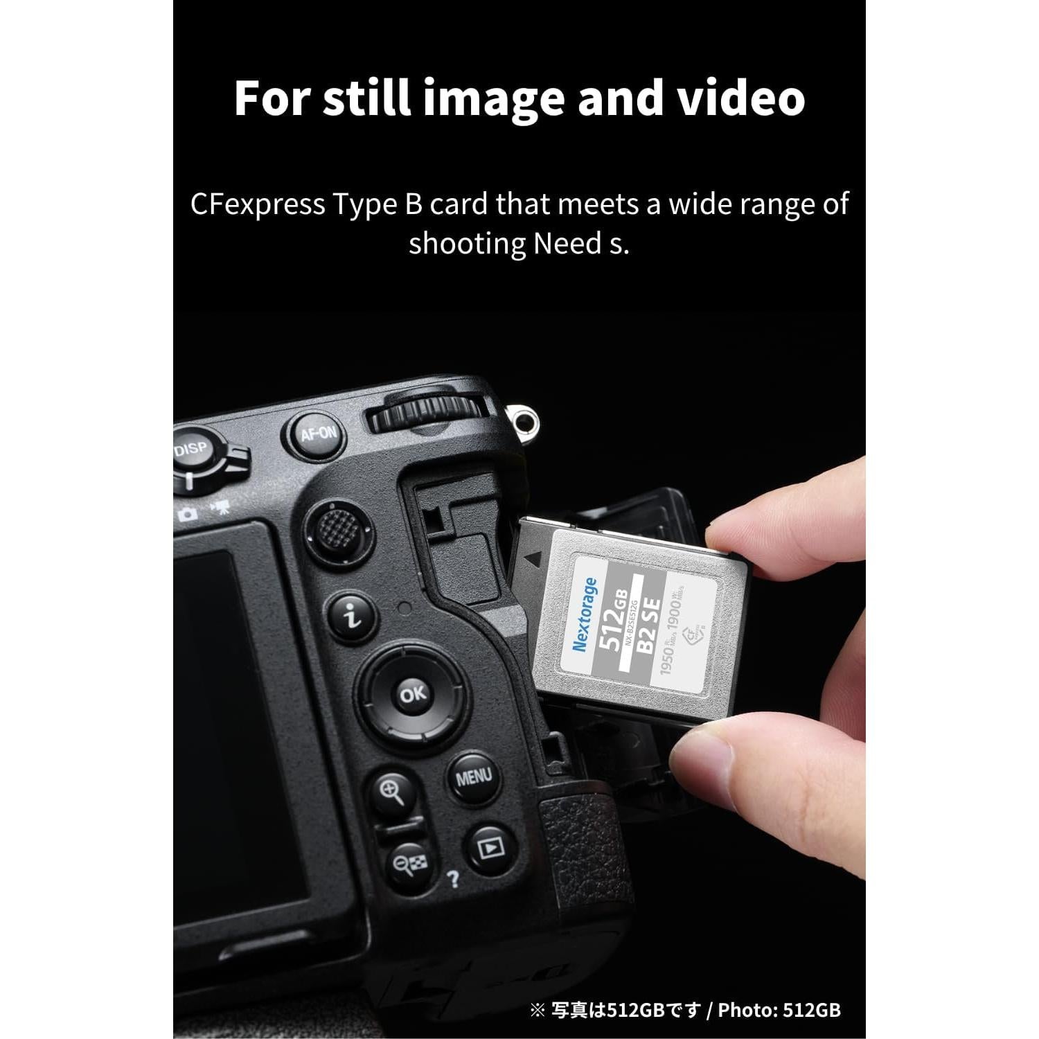 Nextorage 512GB CFexpress Tipo B - Paquete de 2, 1900MB/s