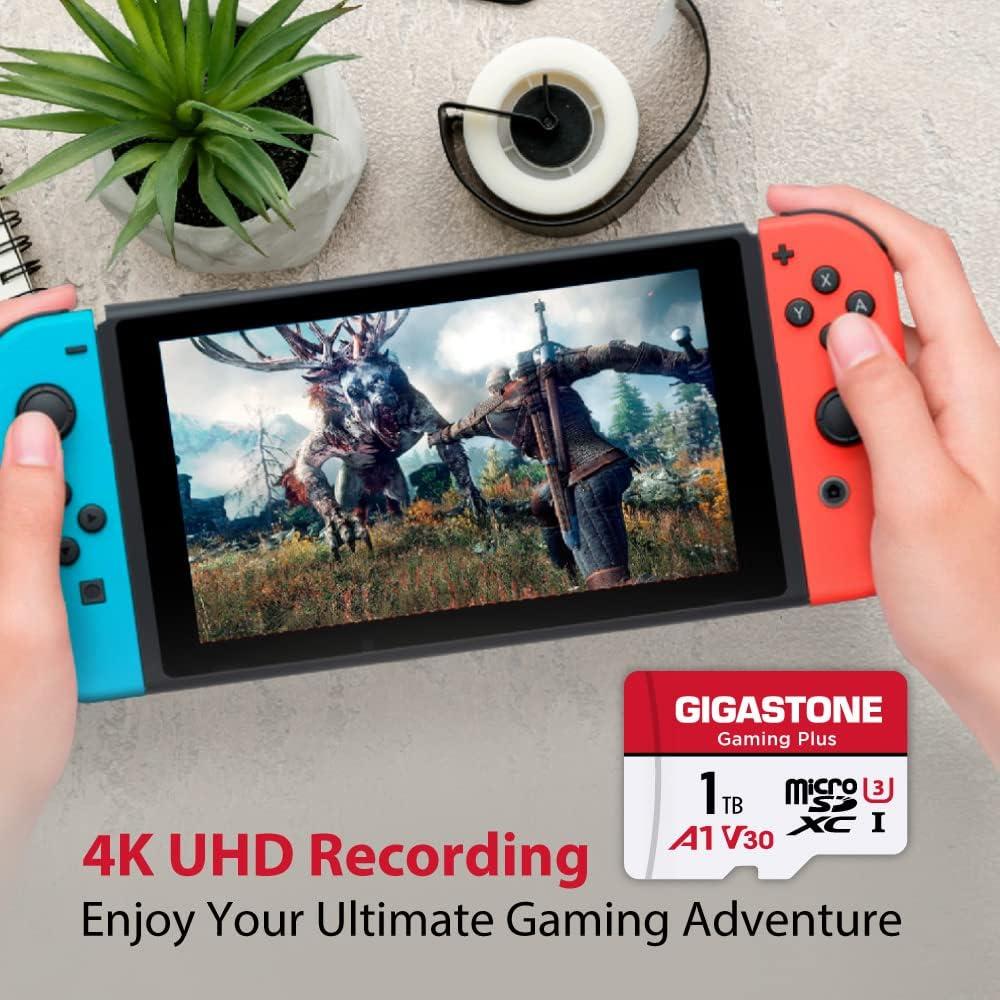 Tarjeta de Memoria Gigastone 1TB Gaming Plus MicroSDXC A1 U3