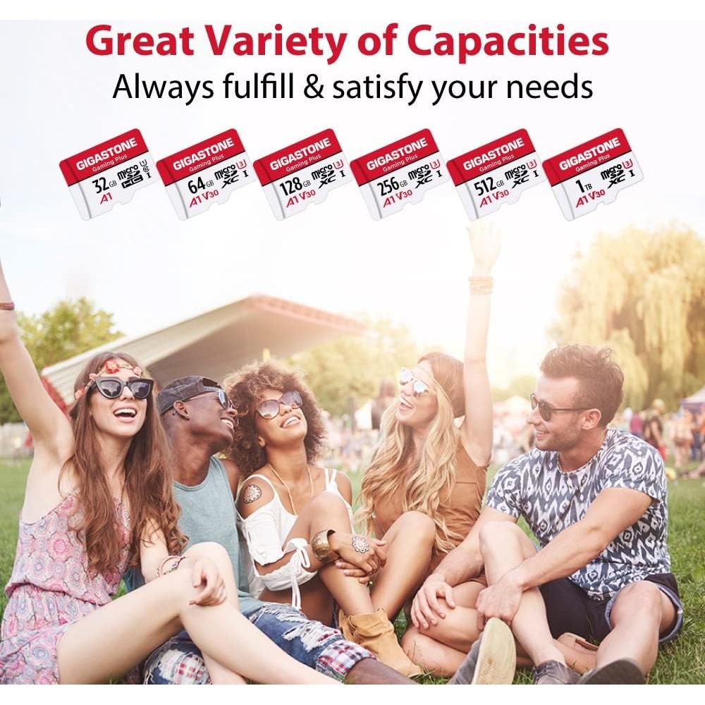 Tarjeta de Memoria Gigastone 1TB Gaming Plus MicroSDXC A1 U3