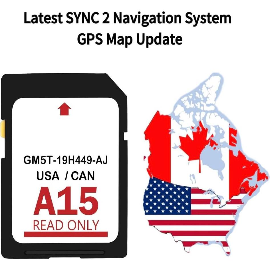 Tarjeta SD de Navegación A15 Rakiyada para Ford Lincoln 2025