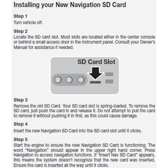 Tarjeta SD de Navegación A15 Rakiyada para Ford Lincoln 2025