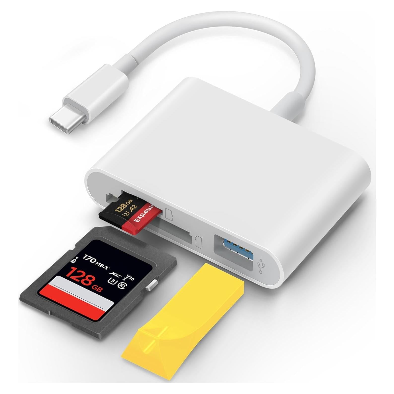 Lector de Tarjeta SD USB-C MujuDoler 3 en 1 para iPhone 15/16