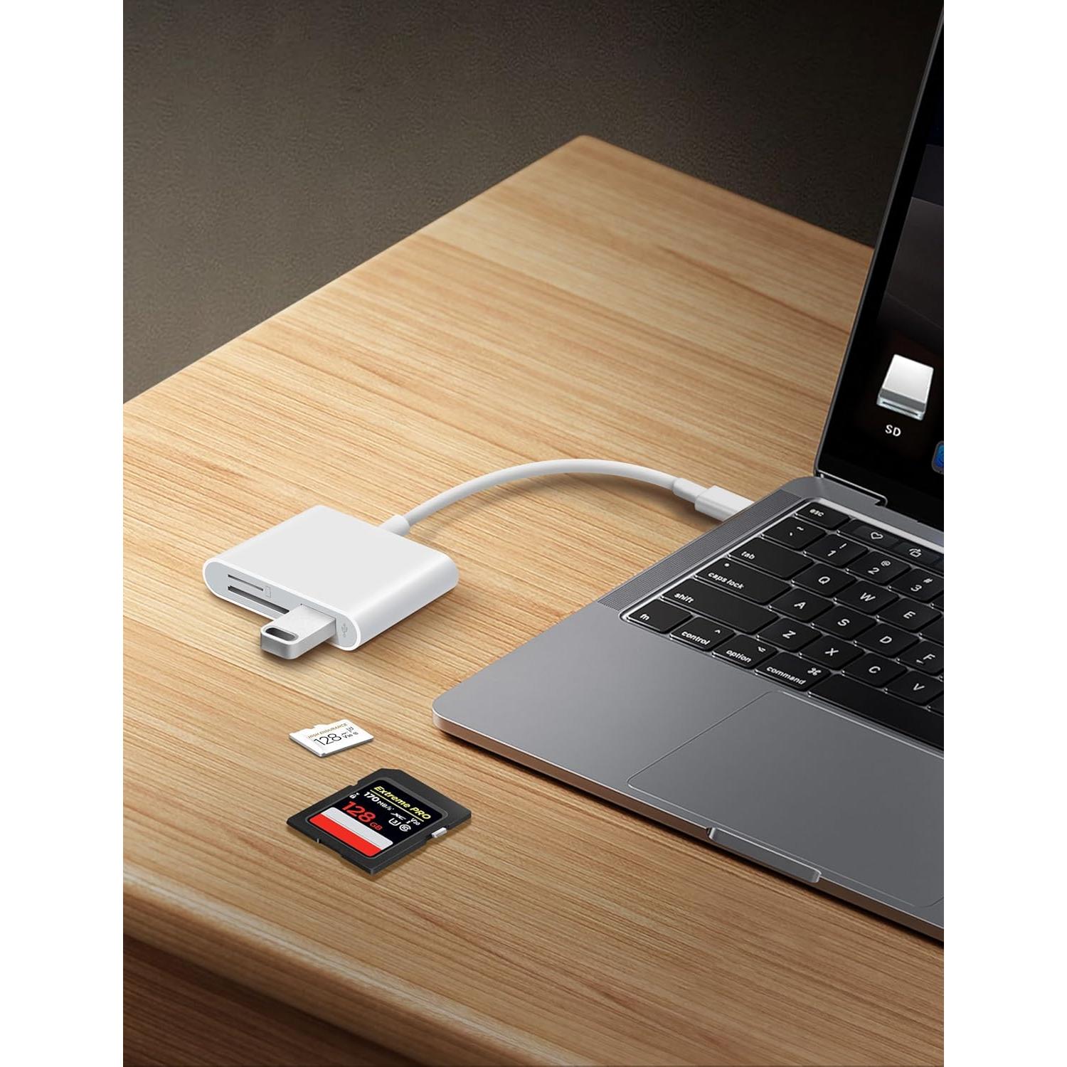 Lector de Tarjeta SD USB-C MujuDoler 3 en 1 para iPhone 15/16
