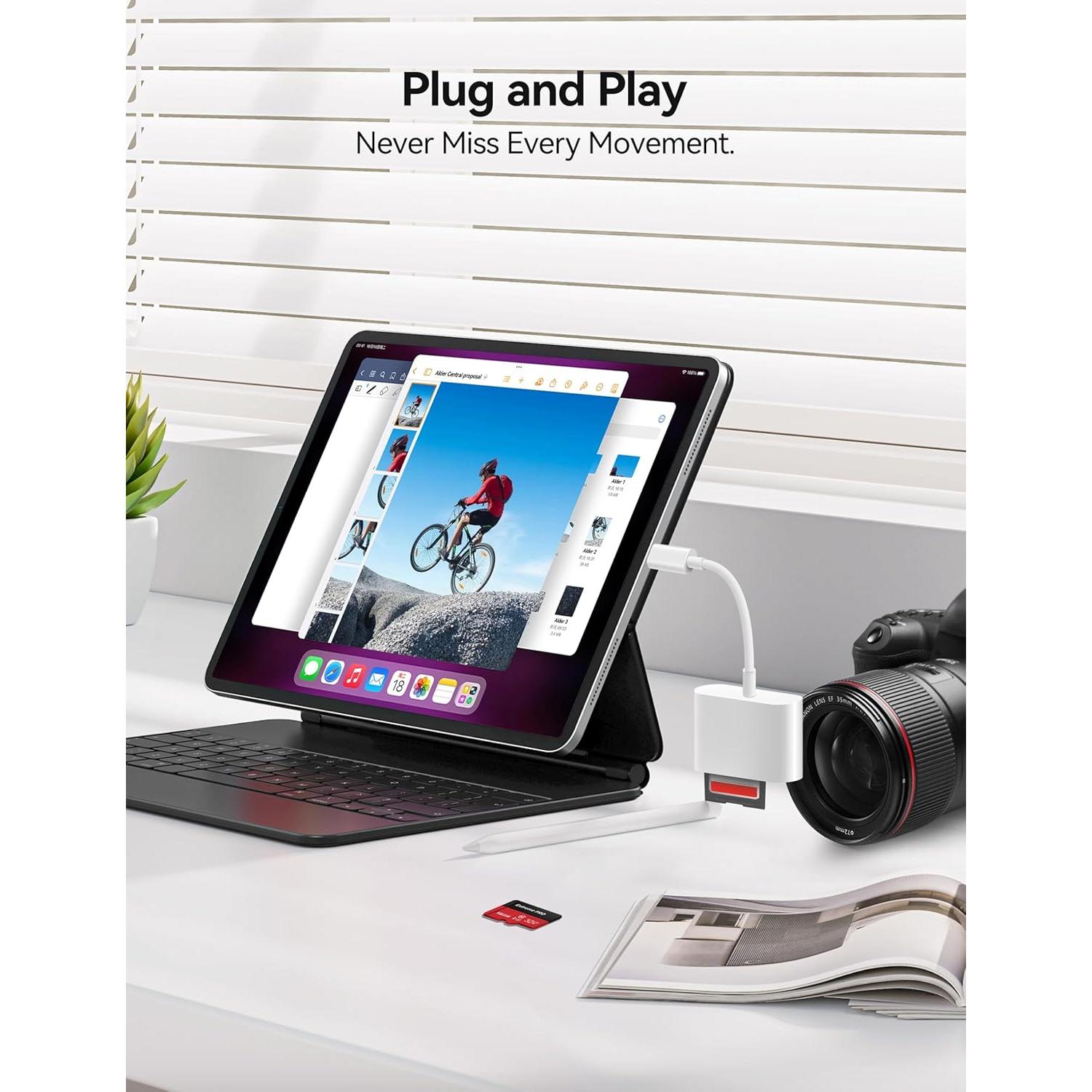 Lector de Tarjeta SD USB-C MujuDoler 3 en 1 para iPhone 15/16