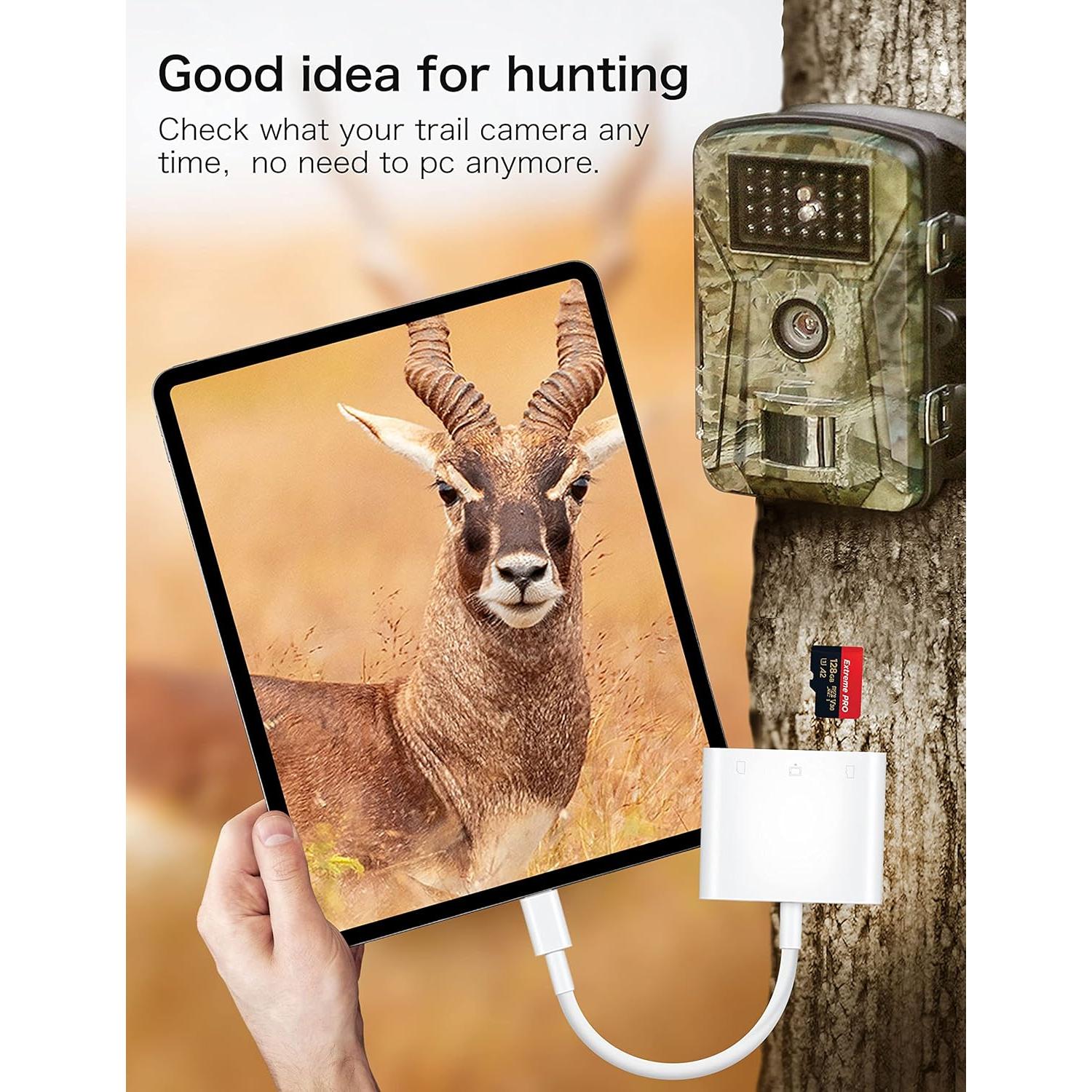 Lector de Tarjetas SD USB C ChiaoPio 3 Puertos para iPhone 15