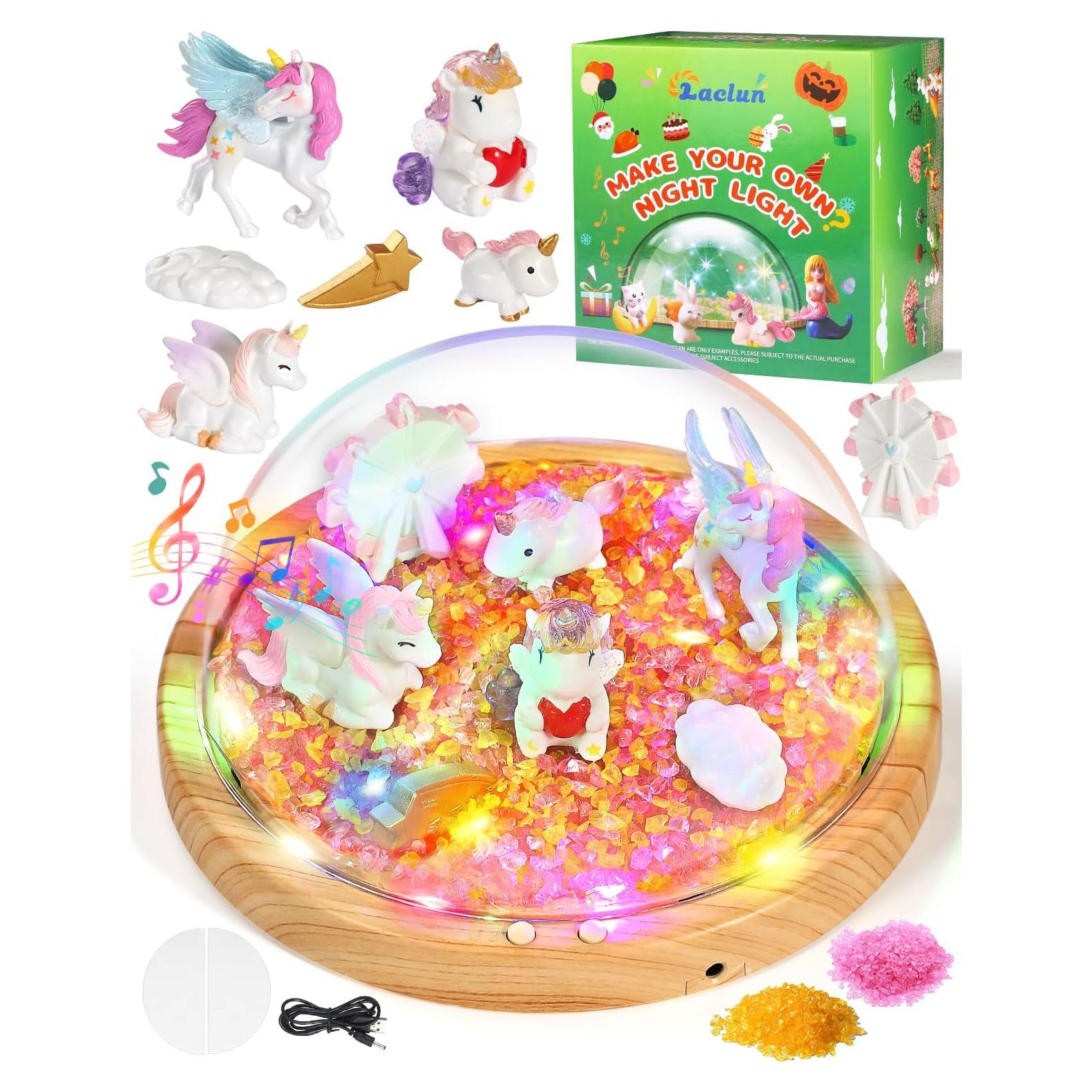 Luz Nocturna Unicornio Laclun DIY con Música y Manualidades
