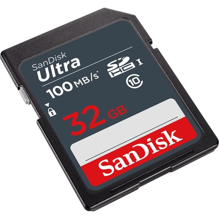 Paquete de 20 Tarjetas SanDisk 32GB Ultra SDHC UHS-I + Lector USB