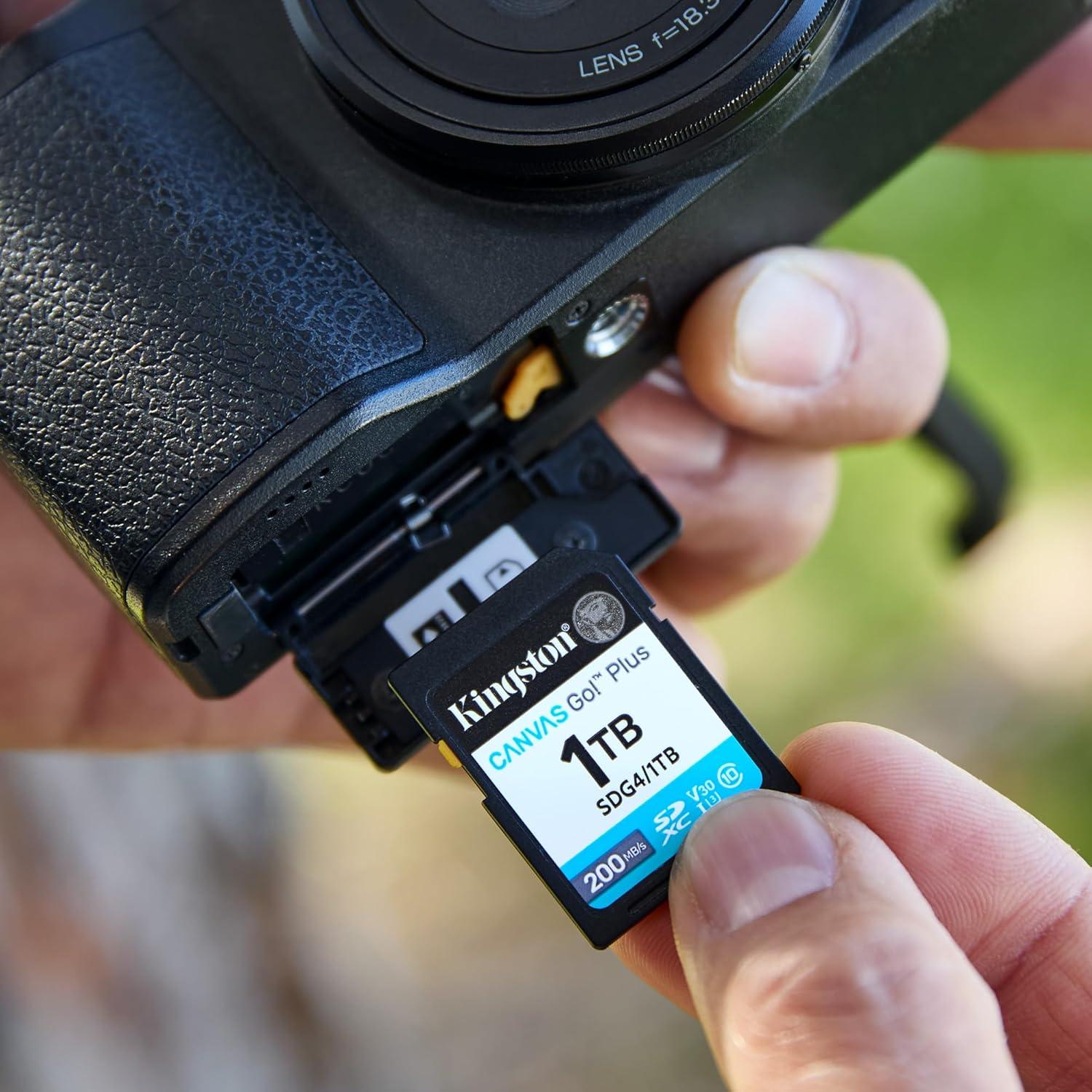 Tarjeta SD Kingston Canvas Go Plus 64GB UHS-I 200MB/s