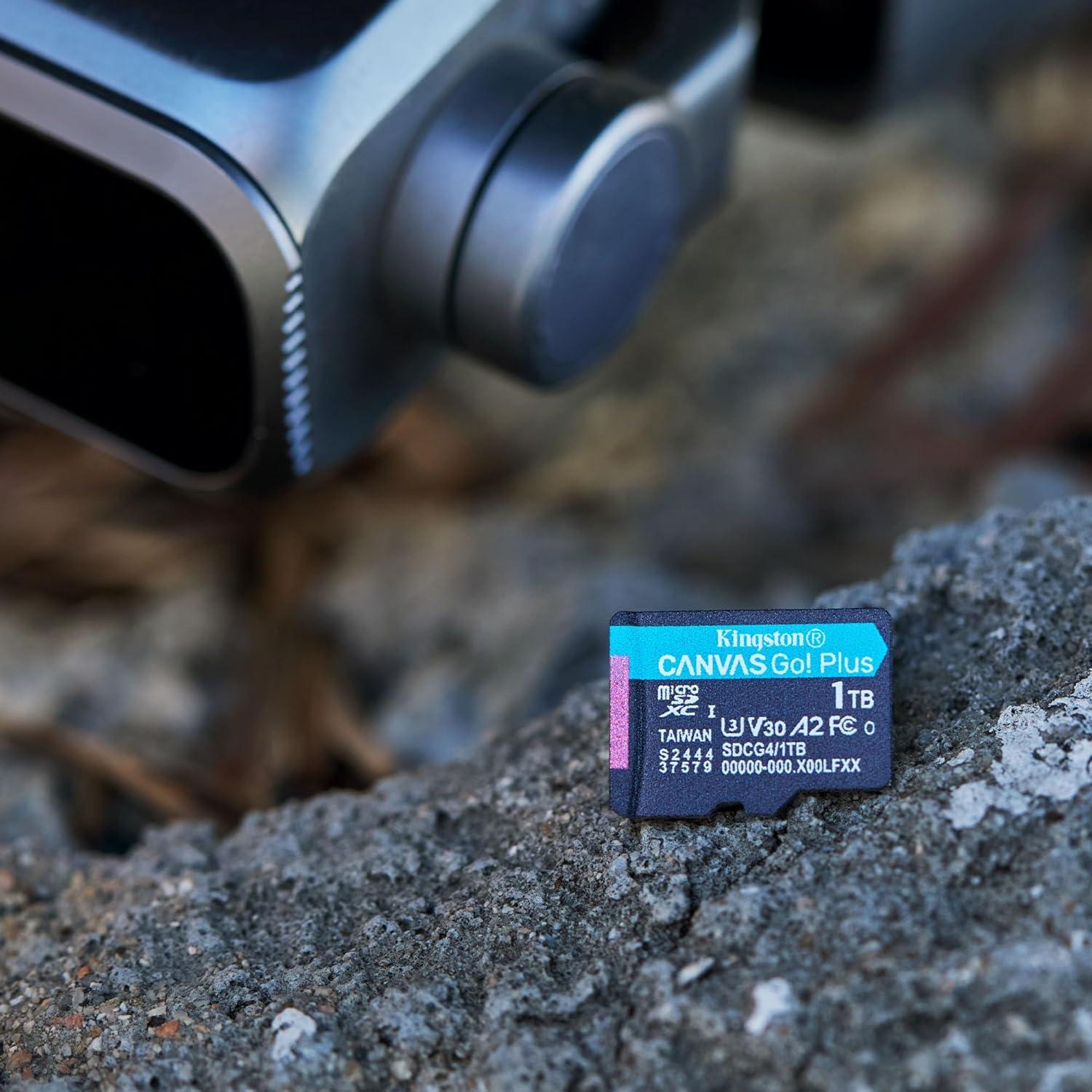 Tarjeta microSD Kingston Canvas Go Plus 256GB | 200MB/s | UHS-I U3 V30 A2