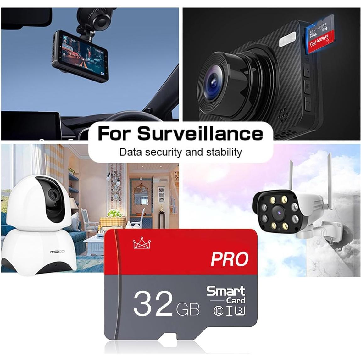 Tarjeta Micro SD 32GB ZHSWEN Clase 10 Alta Velocidad 2-Pack