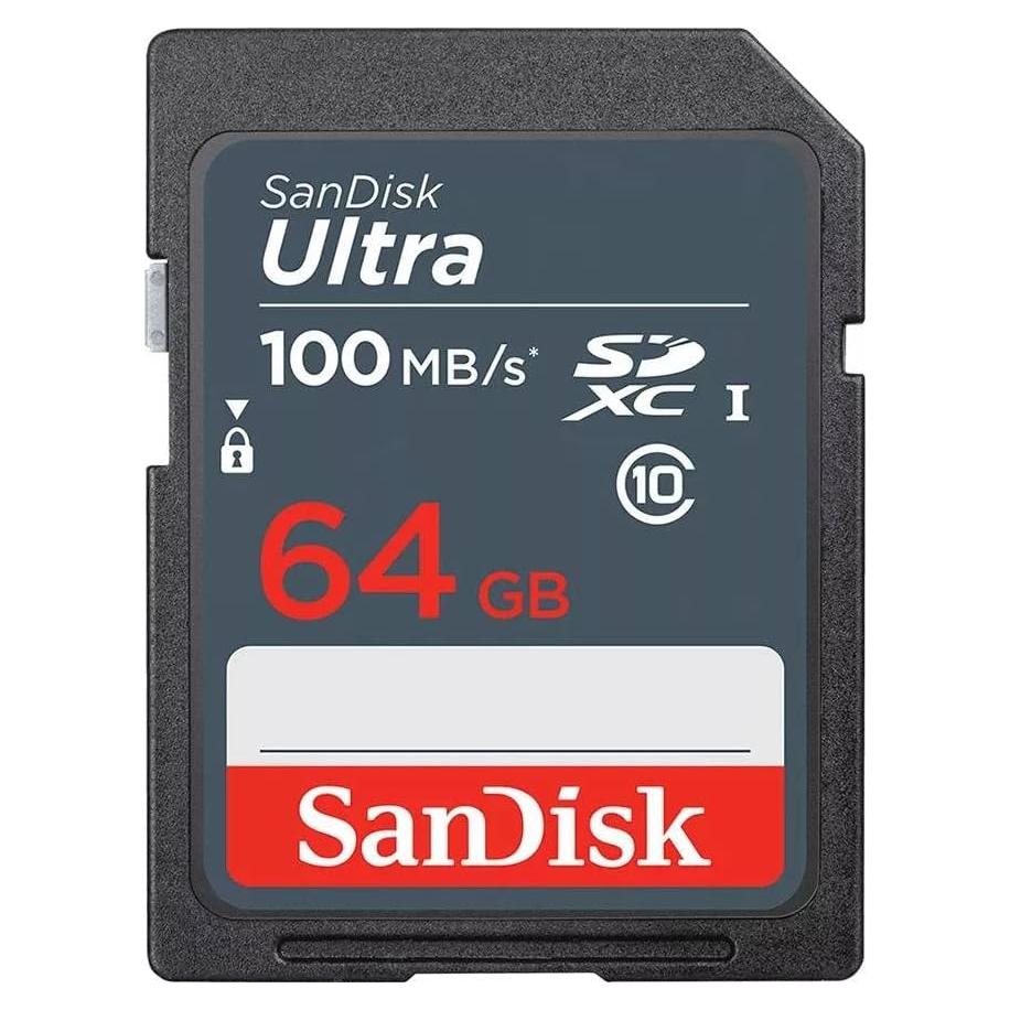 Tarjeta de Memoria SanDisk 64GB Ultra SDXC UHS-I 100MB/s