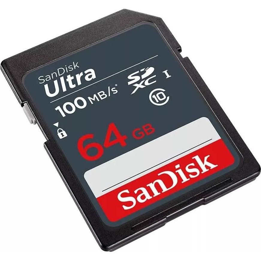 Tarjeta de Memoria SanDisk 64GB Ultra SDXC UHS-I 100MB/s