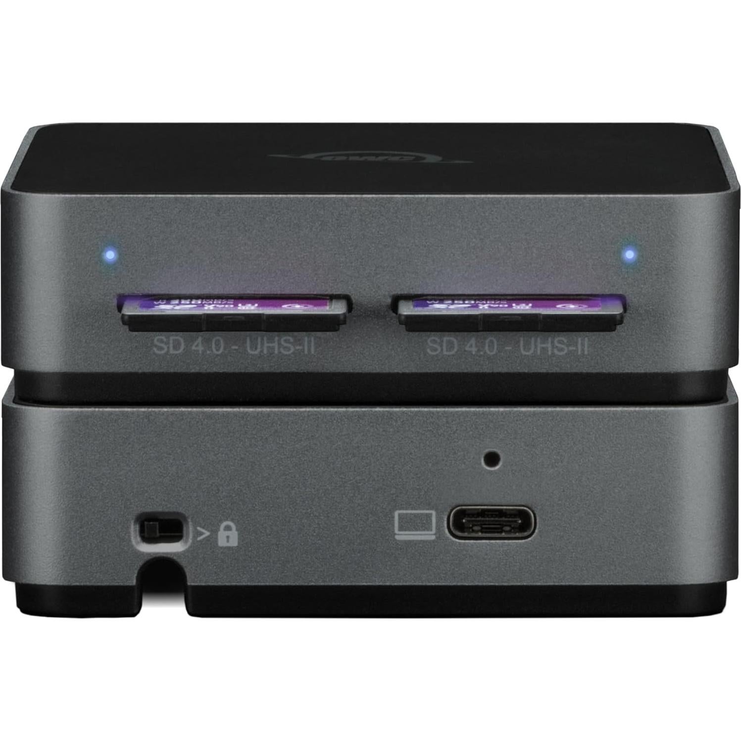 Lector de tarjetas SDXC UHS-II OWC Atlas Doble Ranura USB-C