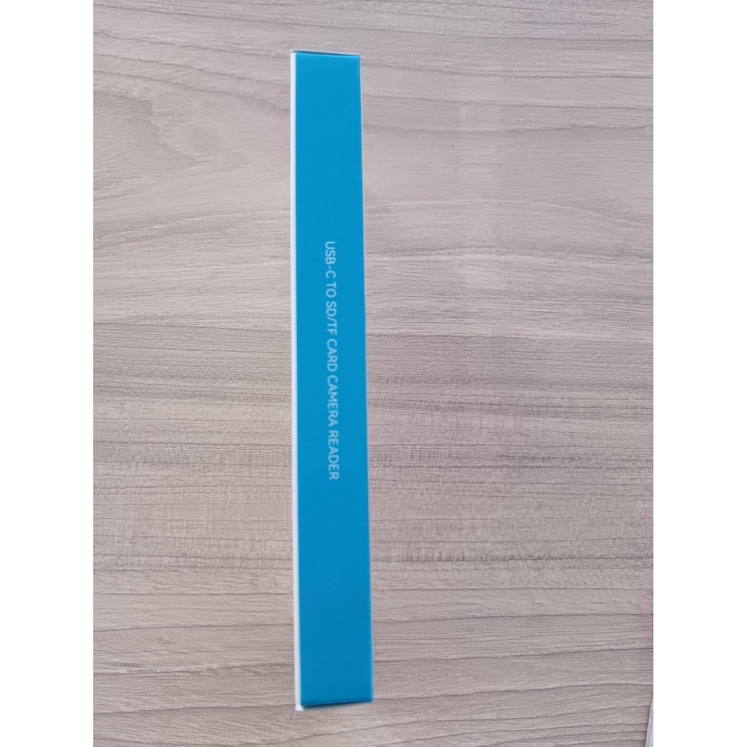 Adaptador Lector de Tarjeta USB C RayCue 3-en-1 Blanco