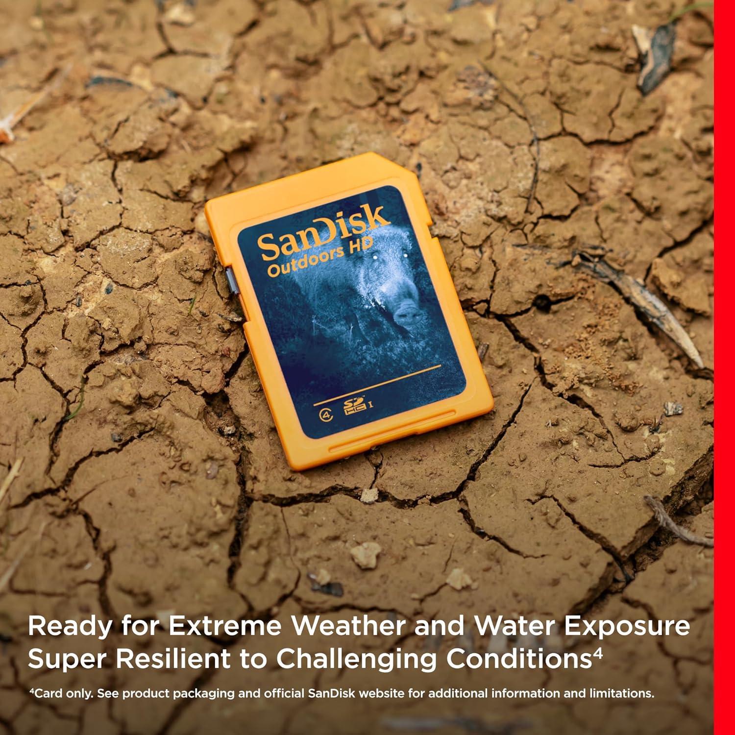 Tarjeta SDHC SanDisk 32GB 4-Pack para Cámara de Sendero