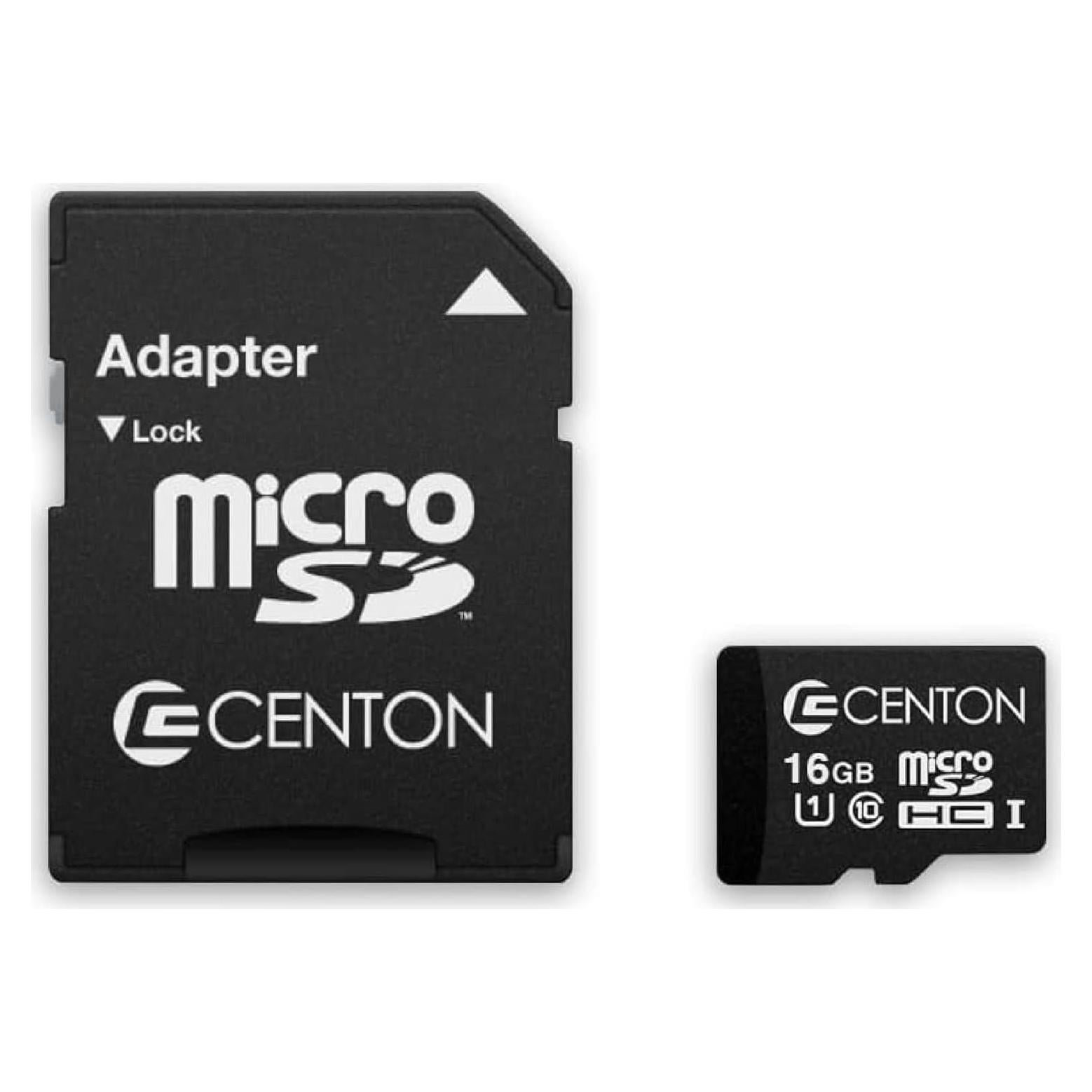 Tarjeta Micro SD Centon 16GB Alta Velocidad para Dispositivos
