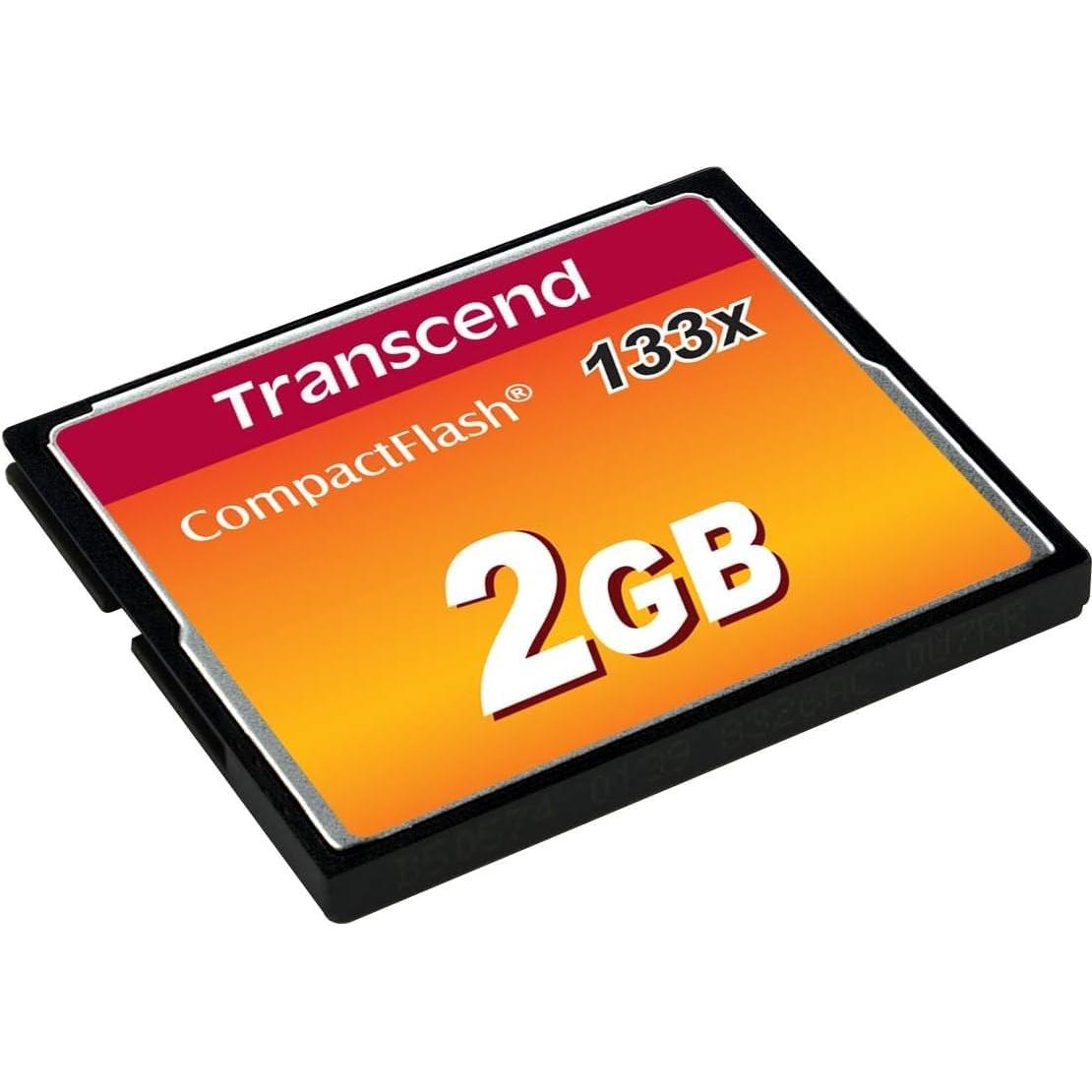 Tarjeta de Memoria CompactFlash Transcend 2GB MLC 50MB/s